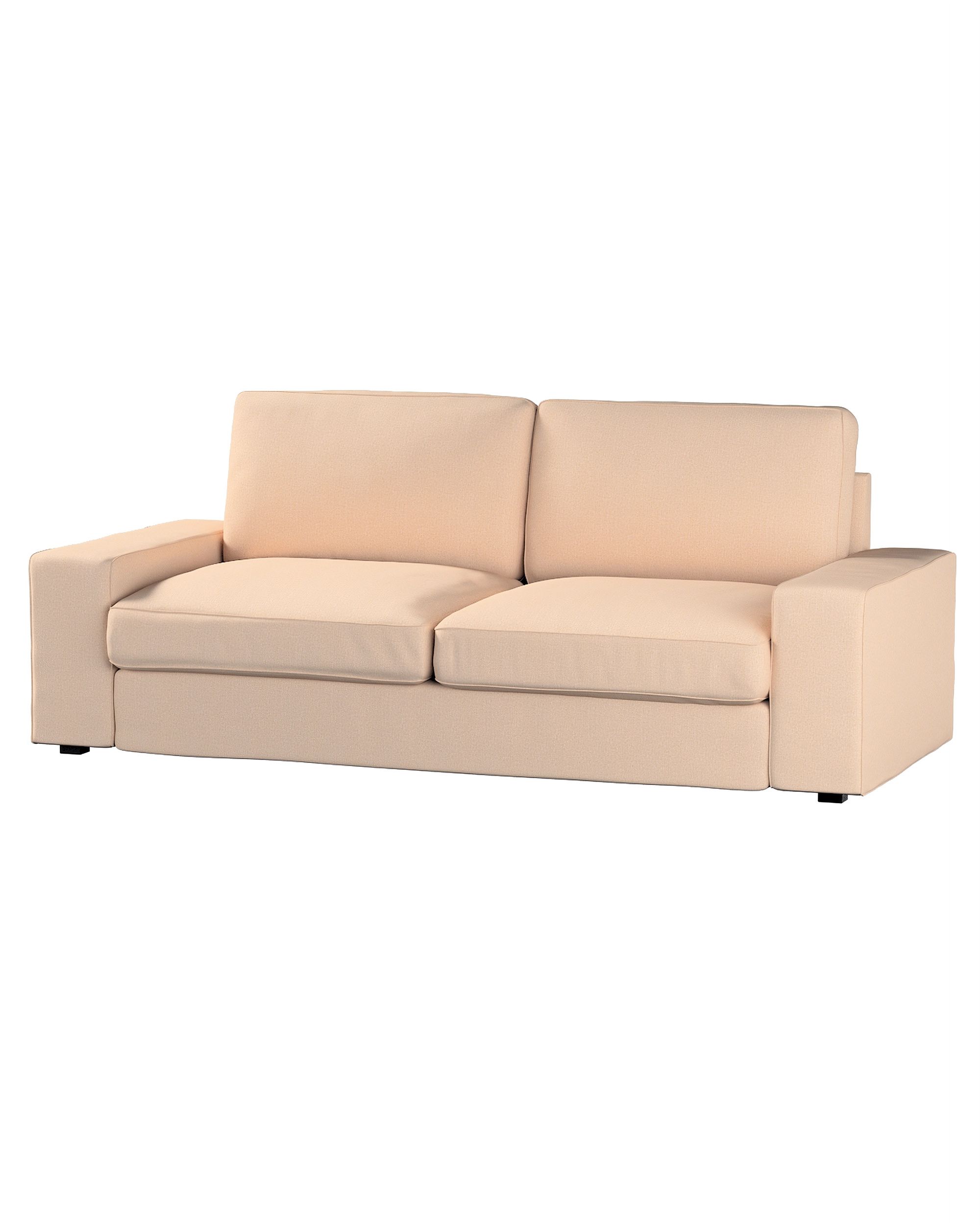 Bezug für Kivik 3-Sitzer Sofa Farbe beige Stoff strukturiert