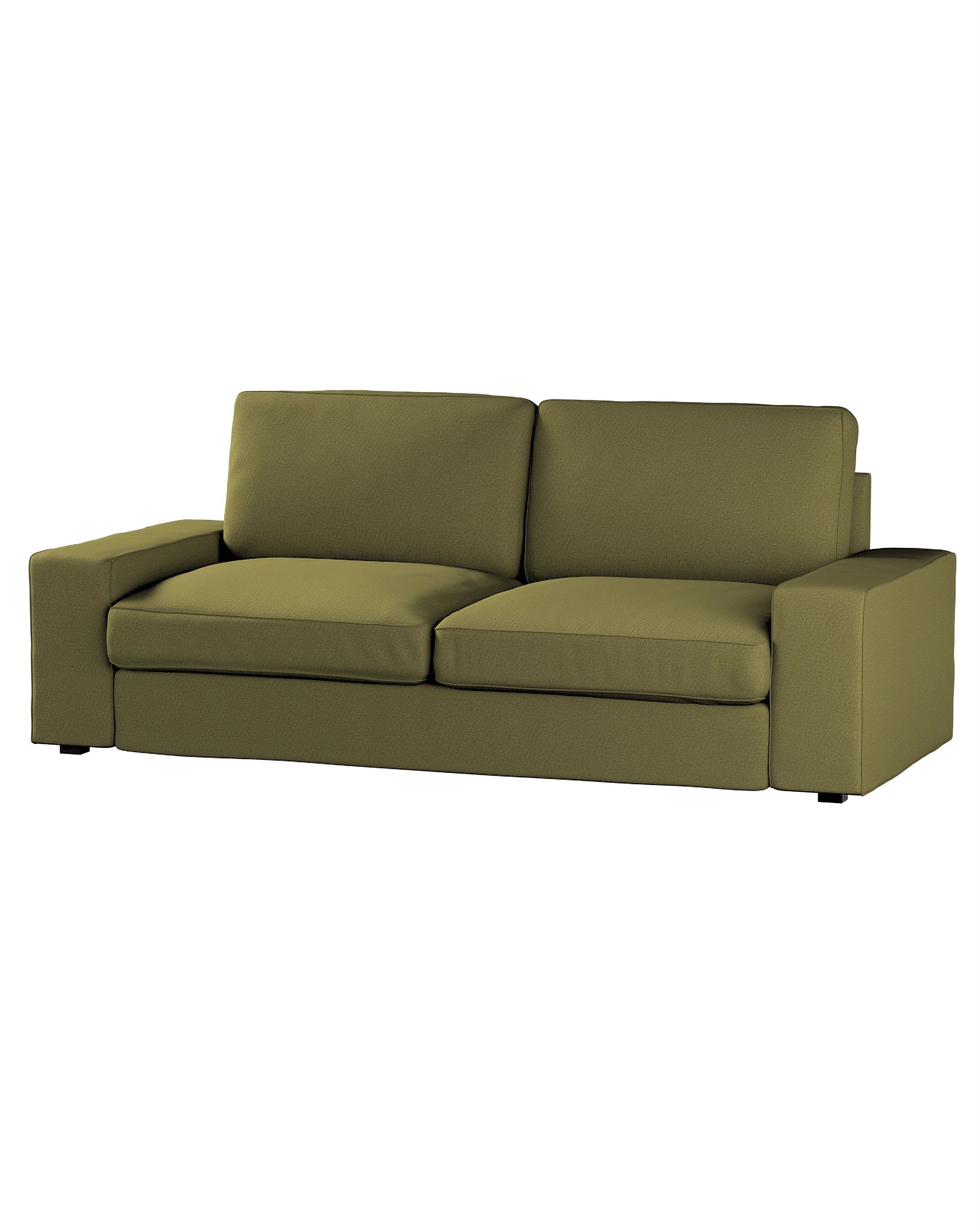 Bezug für Kivik 3-Sitzer Sofa Farbe grün Stoff strukturiert