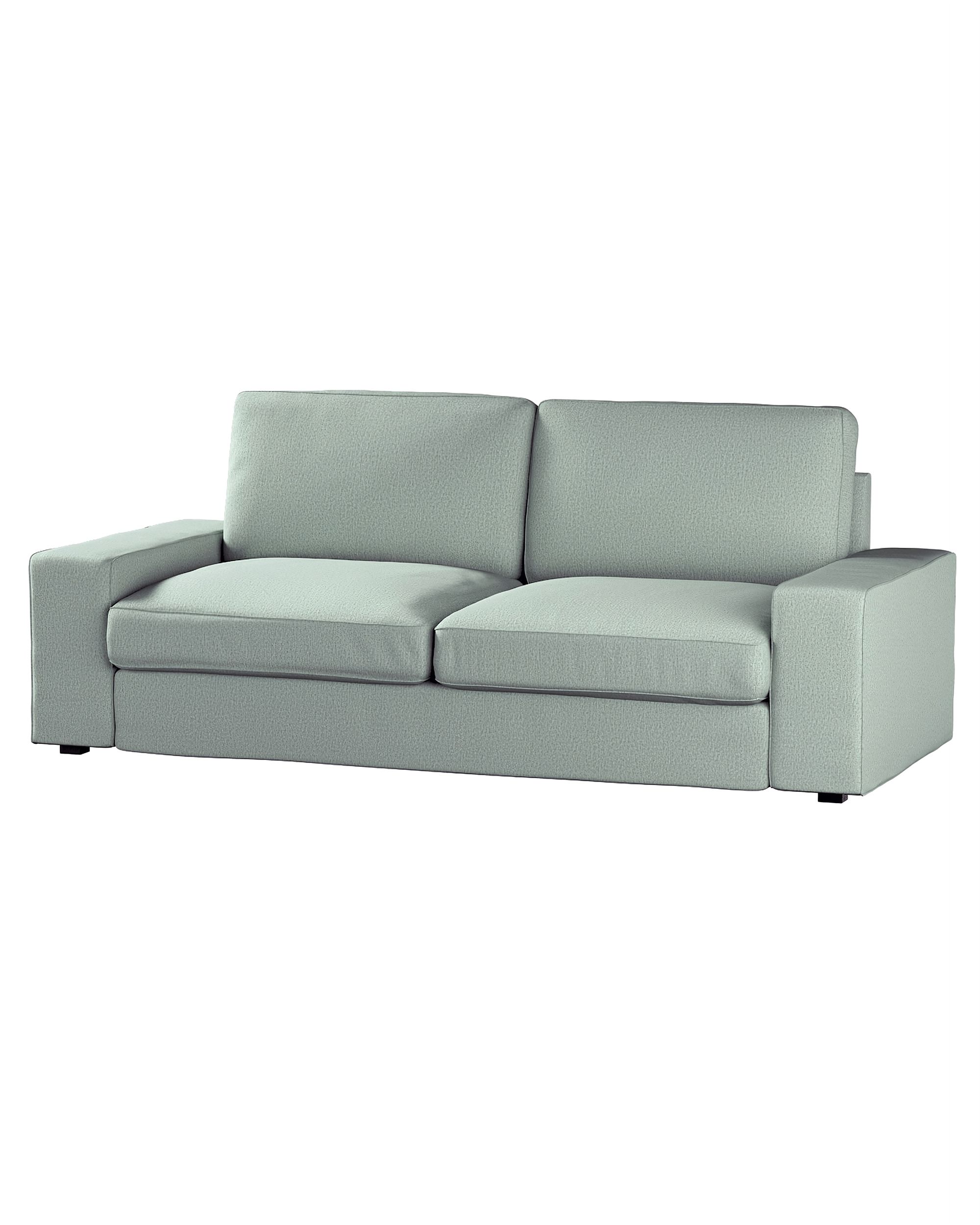 Bezug für Kivik 3-Sitzer Sofa Farbe grün Stoff strukturiert