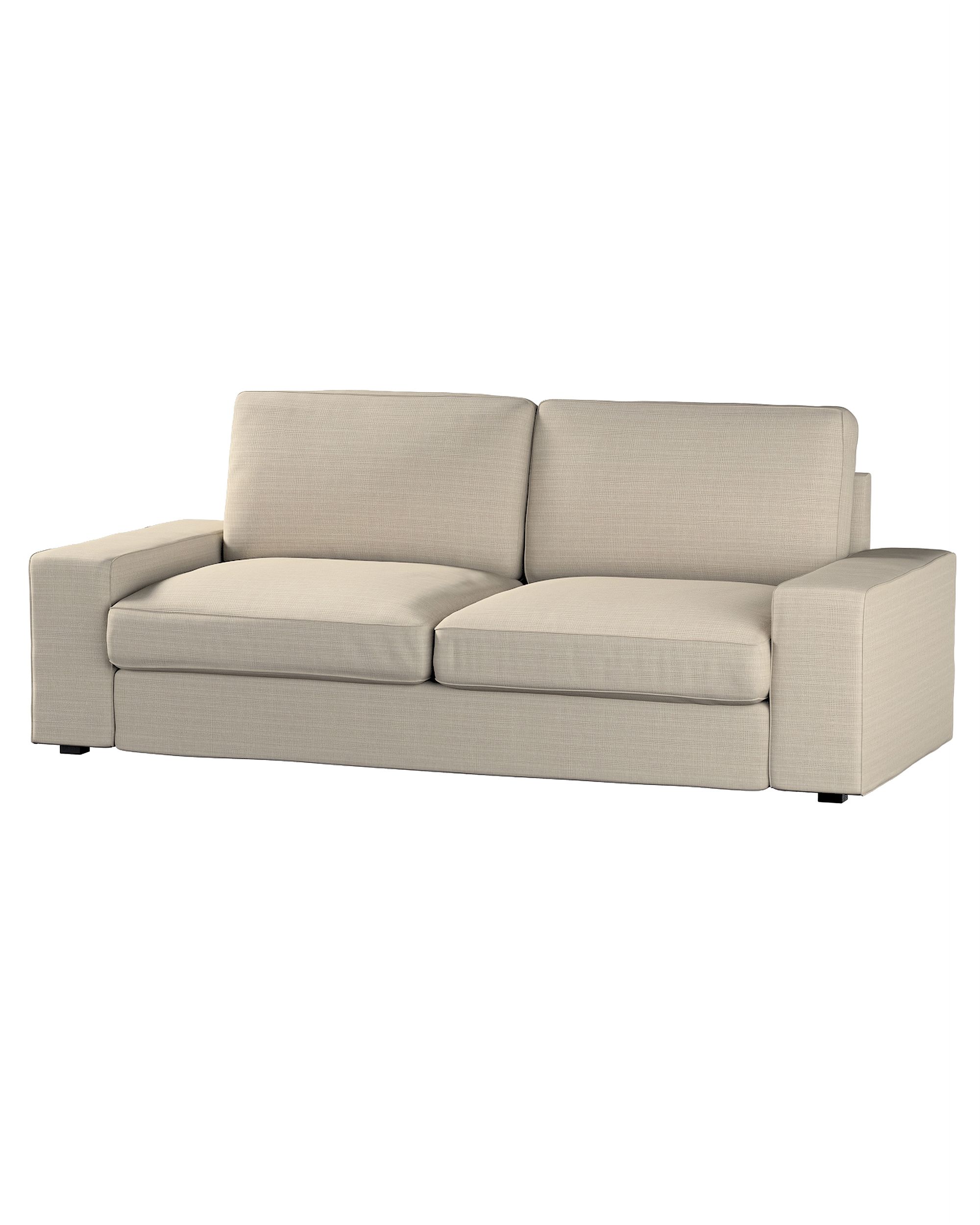 Bezug für Kivik 3-Sitzer Sofa Farbe beige Stoff strukturiert