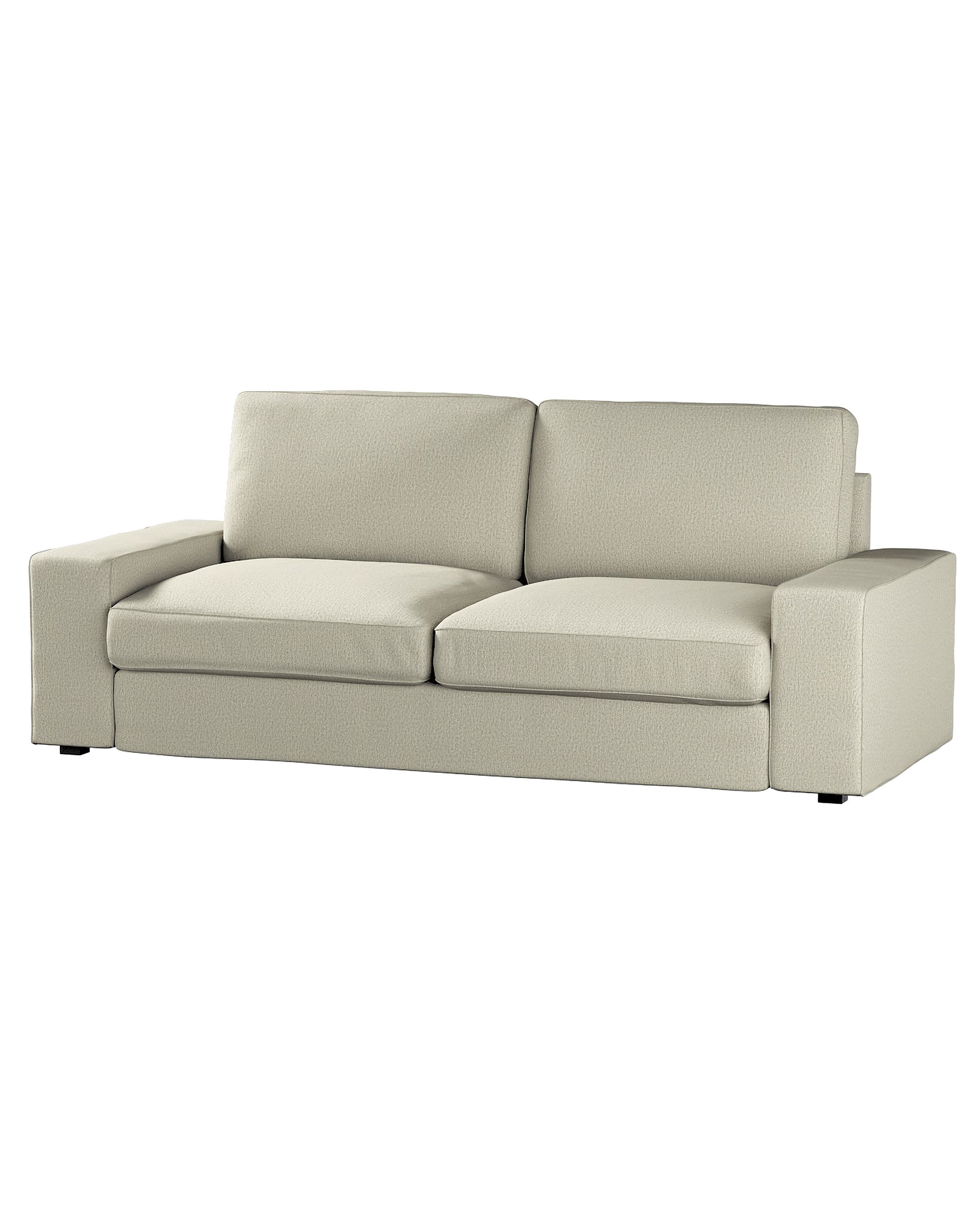 Bezug für Kivik 3-Sitzer Sofa Farbe beige Stoff strukturiert
