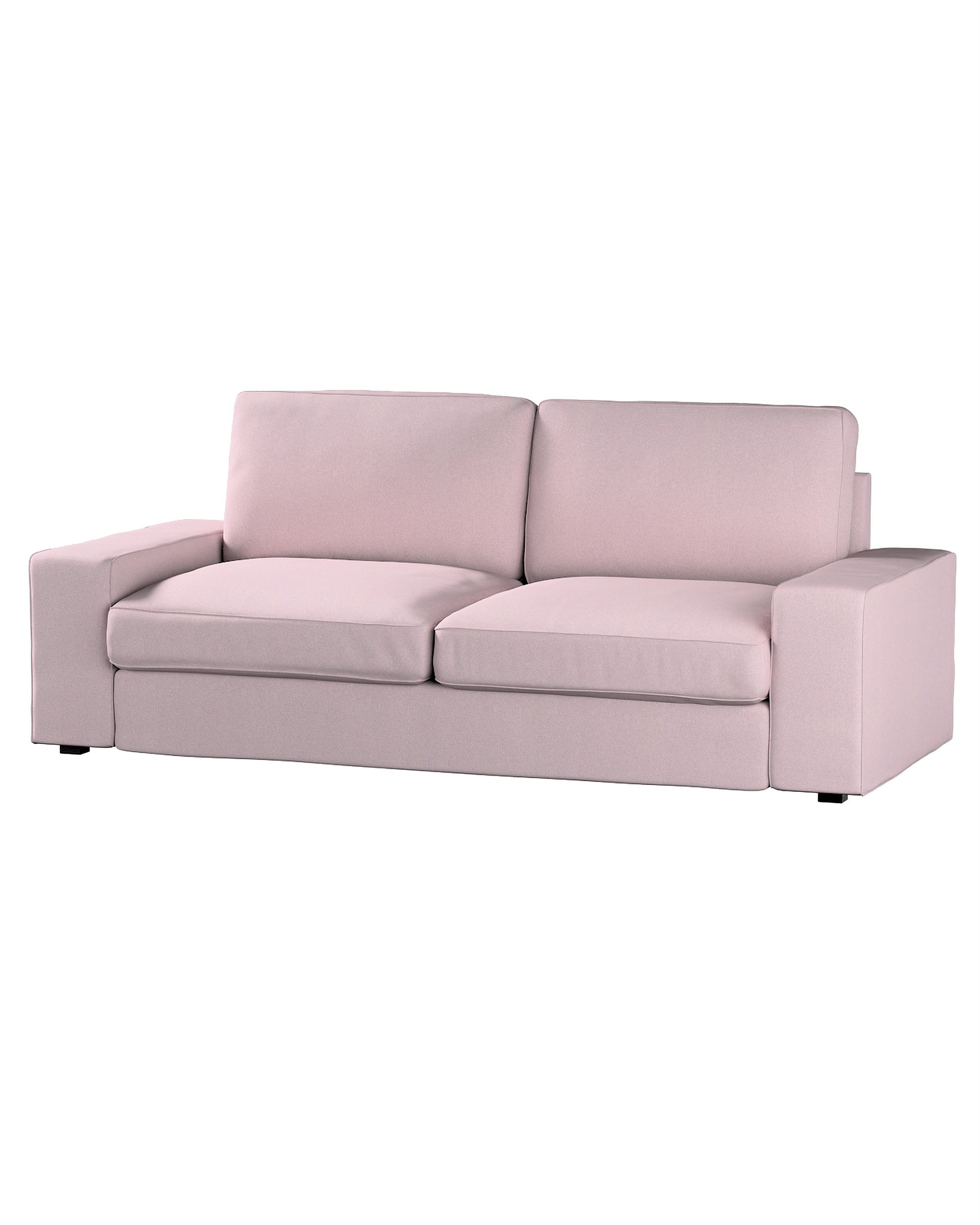 Bezug für Kivik 3-Sitzer Sofa Farbe rosa Stoff strukturiert