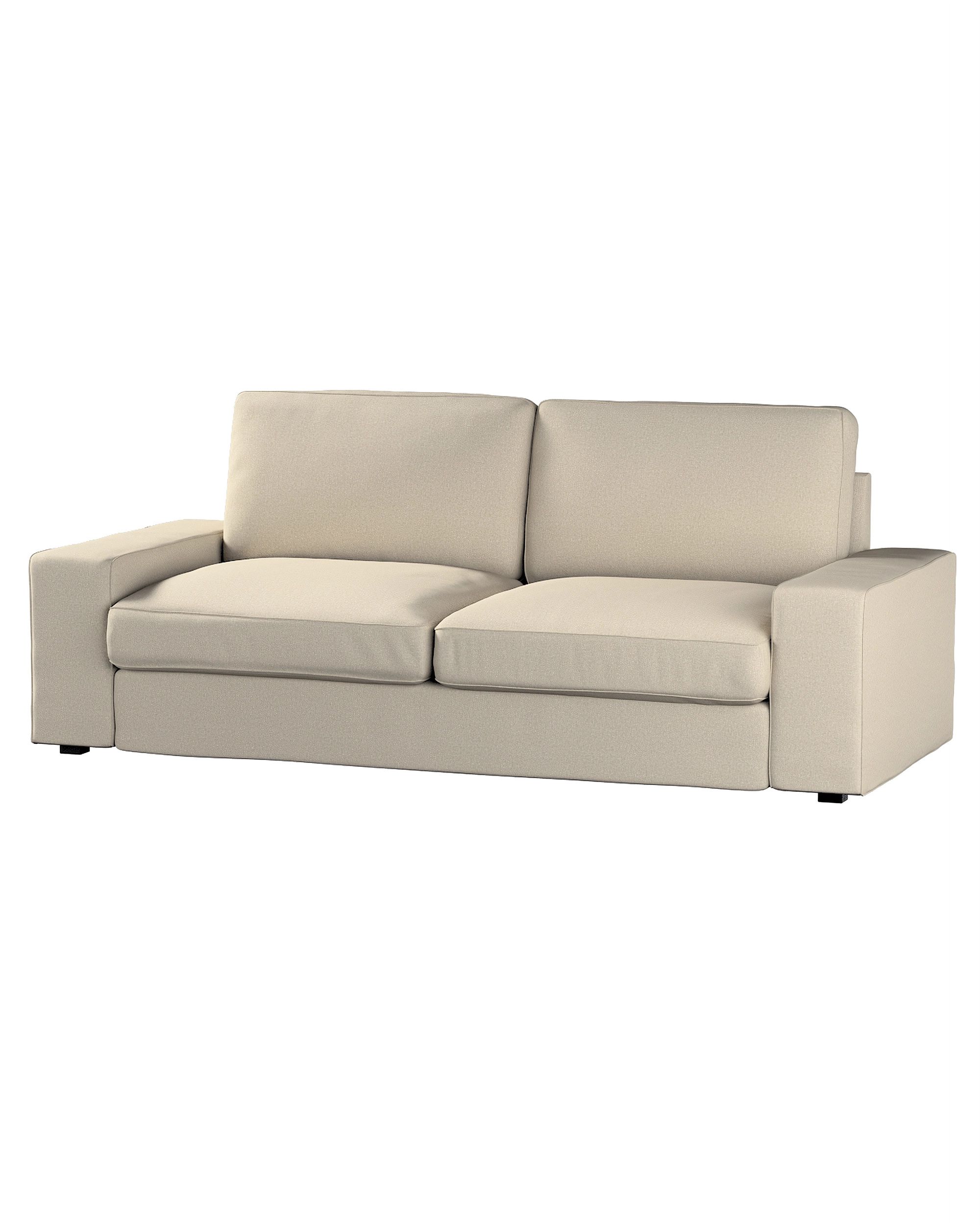Bezug für Kivik 3-Sitzer Sofa Farbe beige Stoff strukturiert