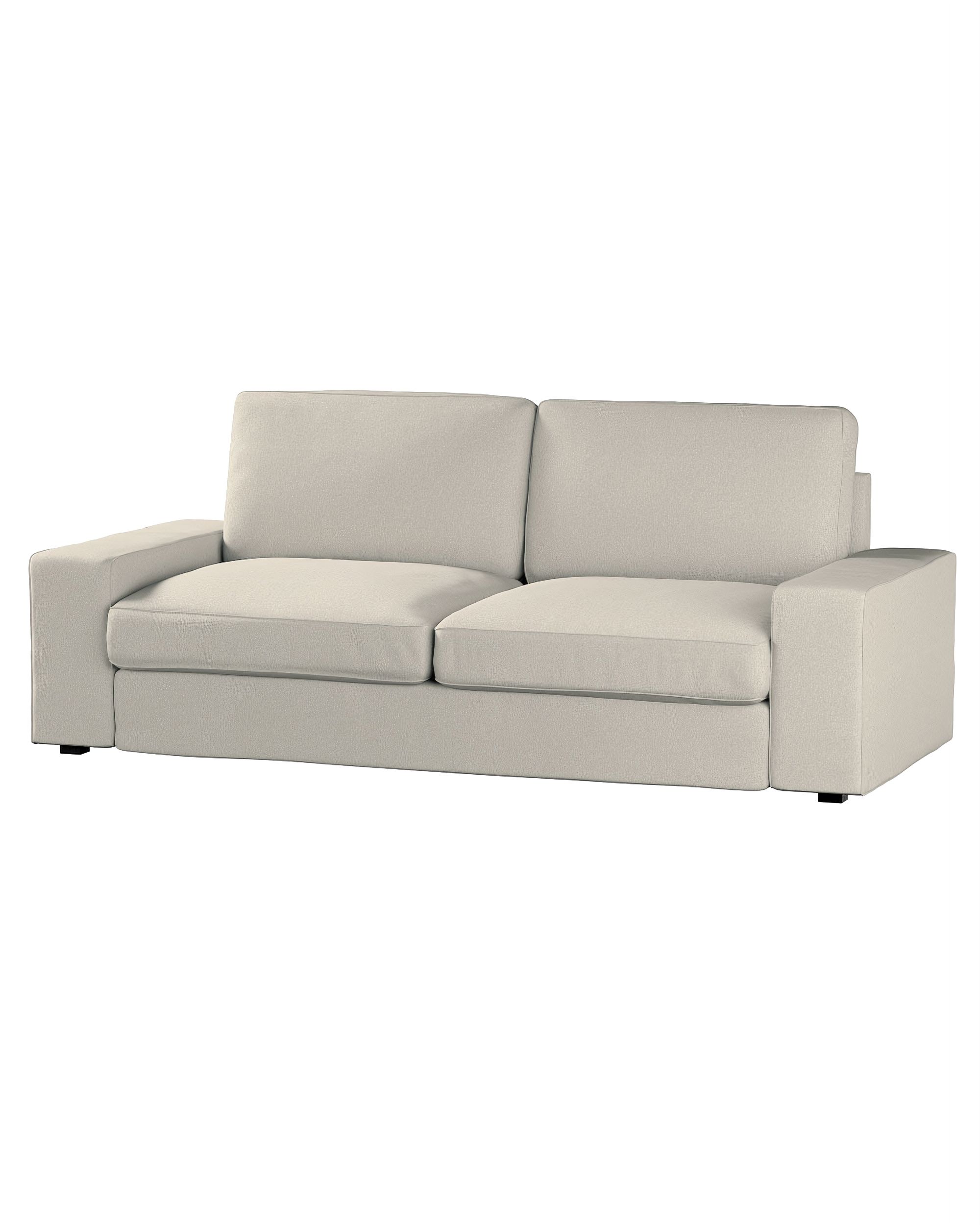 Bezug für Kivik 3-Sitzer Sofa Farbe beige Stoff strukturiert