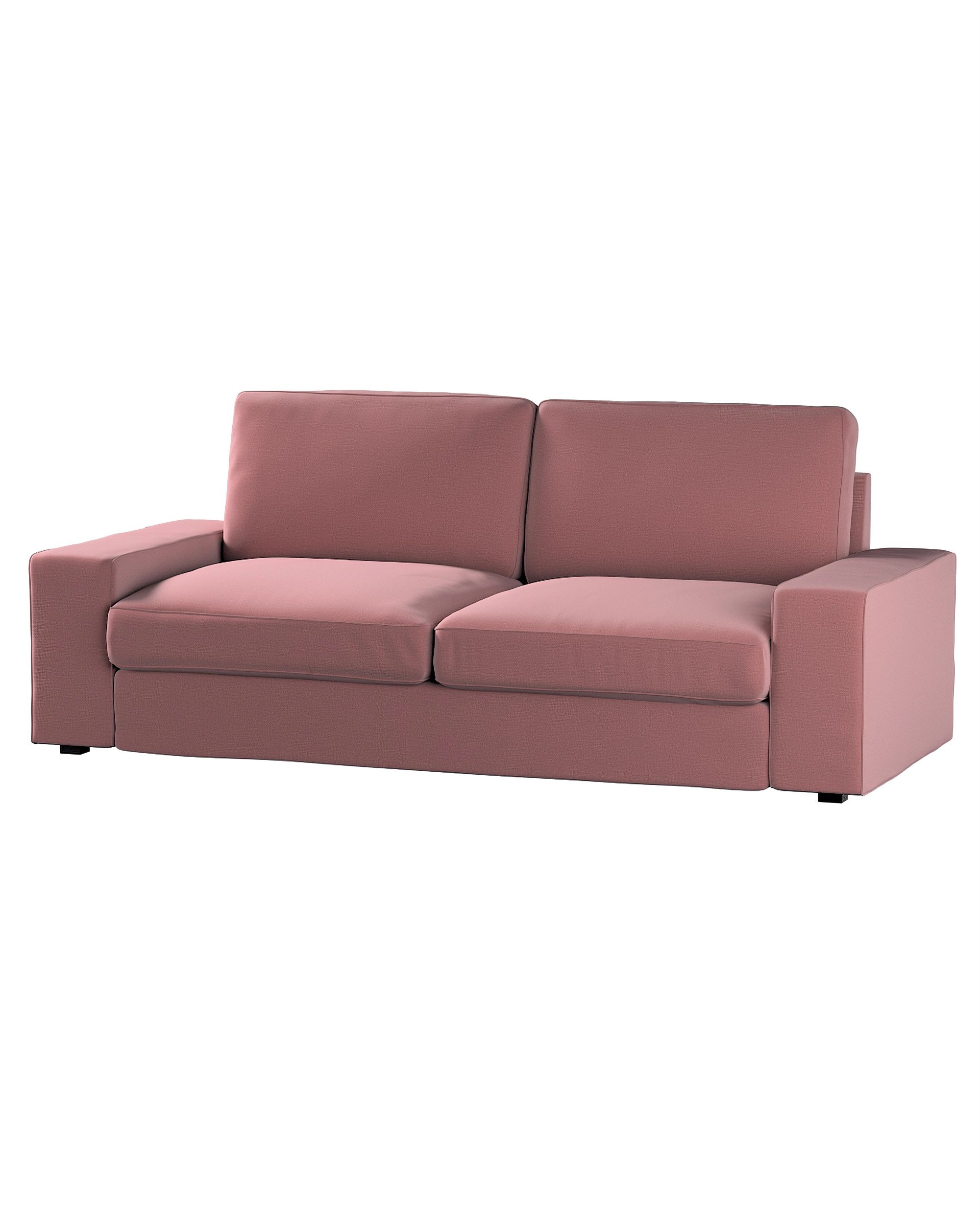 Bezug für Kivik 3-Sitzer Sofa Farbe violett Stoff samt