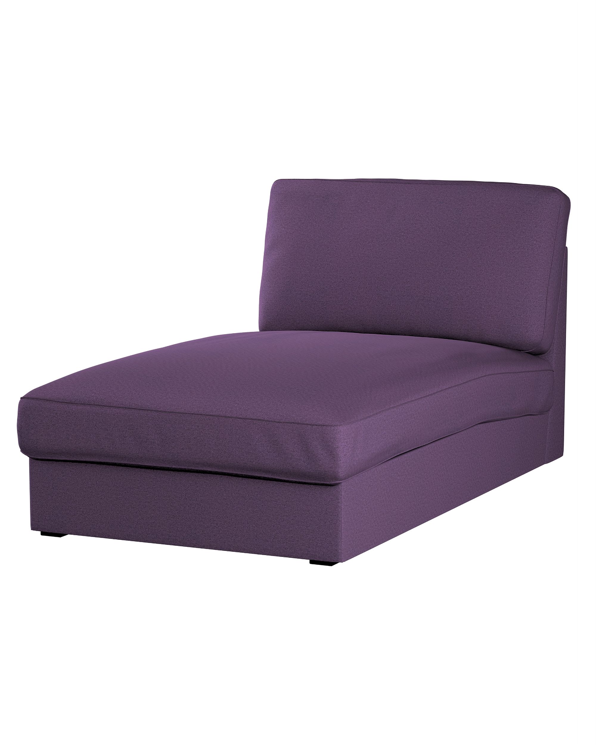 Bezug für Kivik Recamiere Sofa Farbe violett Stoff strukturiert