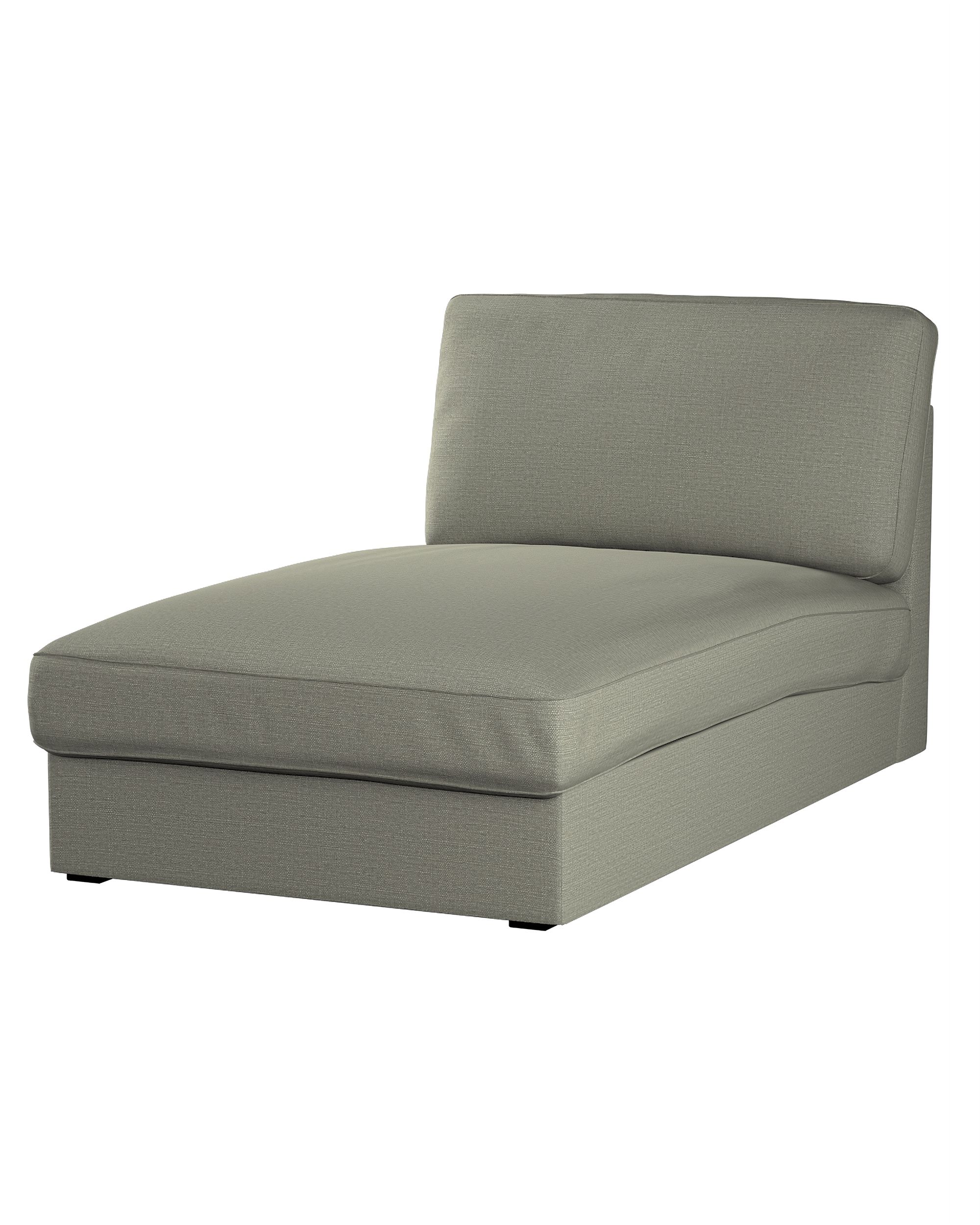Bezug für Kivik Recamiere Sofa Farbe grau Stoff strukturiert