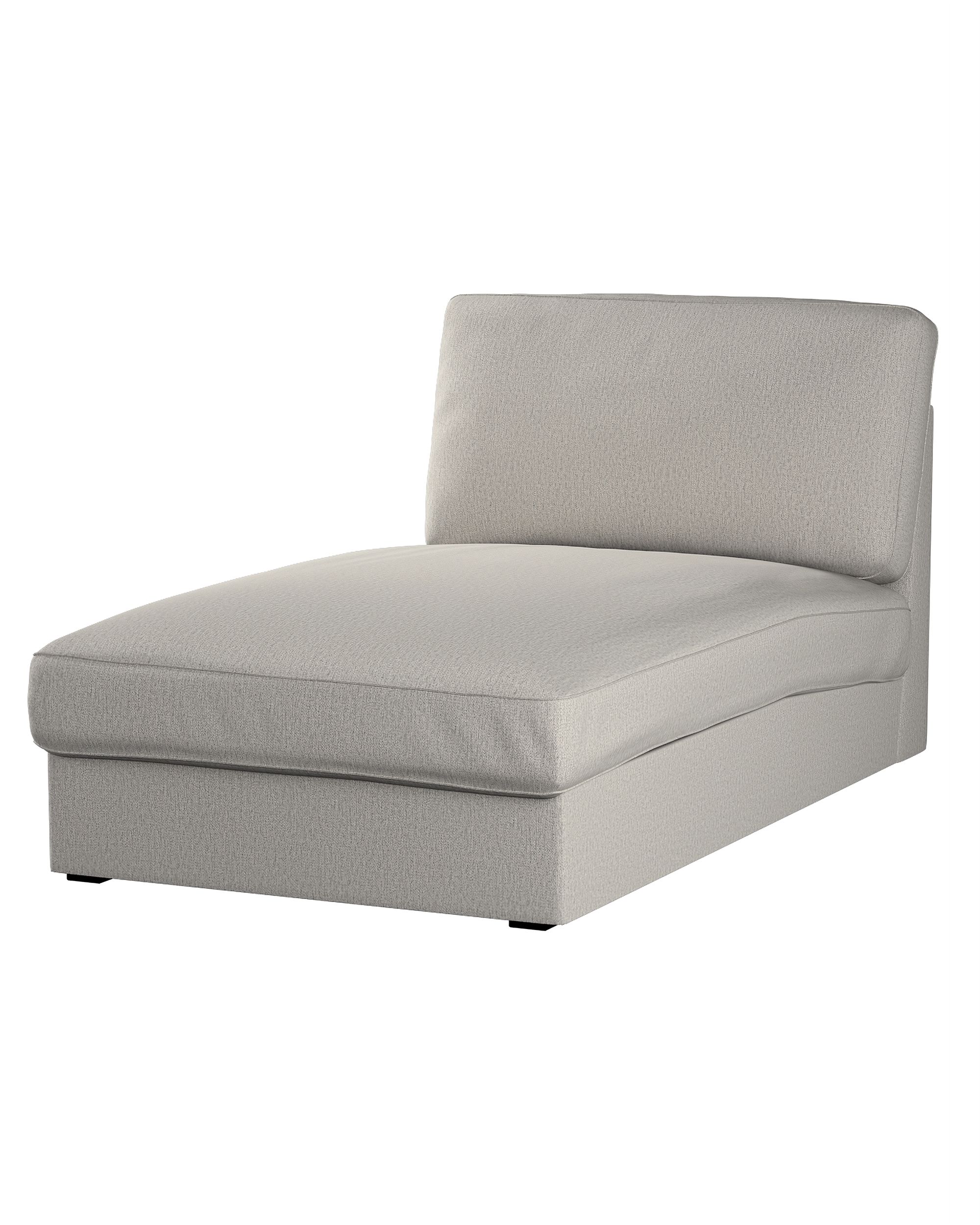 Bezug für Kivik Recamiere Sofa Farbe grau Stoff strukturiert