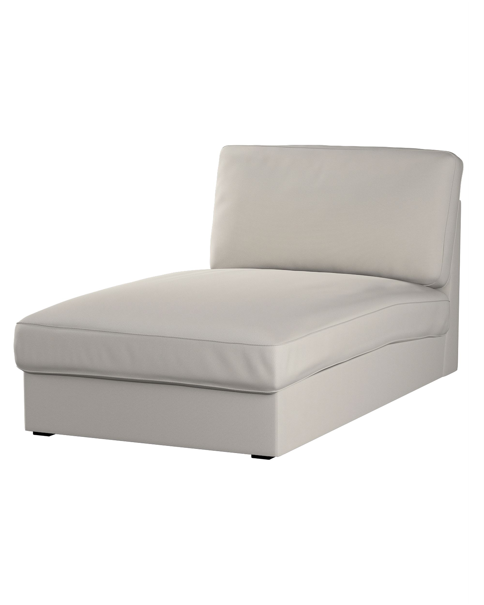 Bezug für Kivik Recamiere Sofa Farbe grau Stoff strukturiert