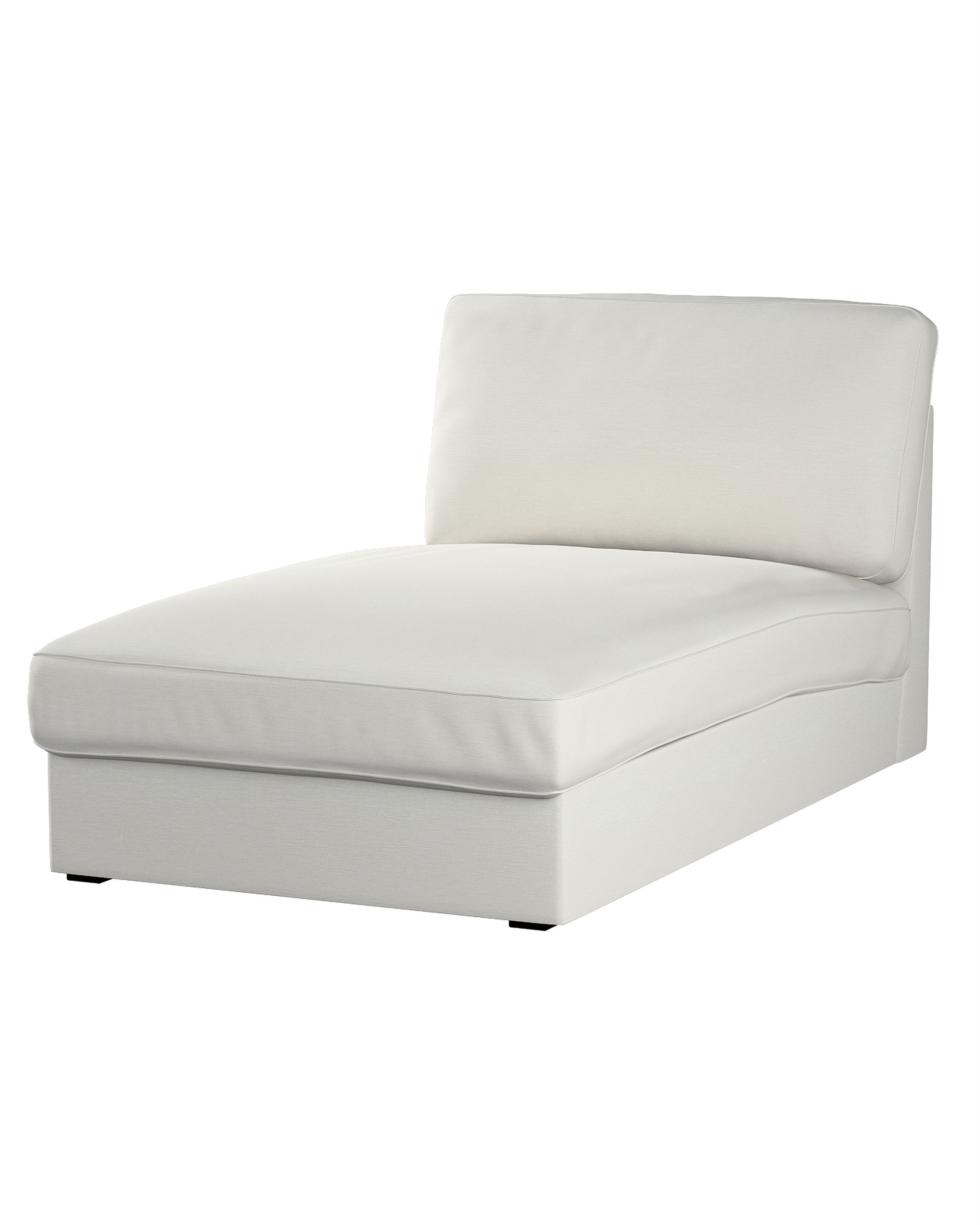 Bezug für Kivik Recamiere Sofa Farbe grau Stoff glänzend, strukturiert, samt