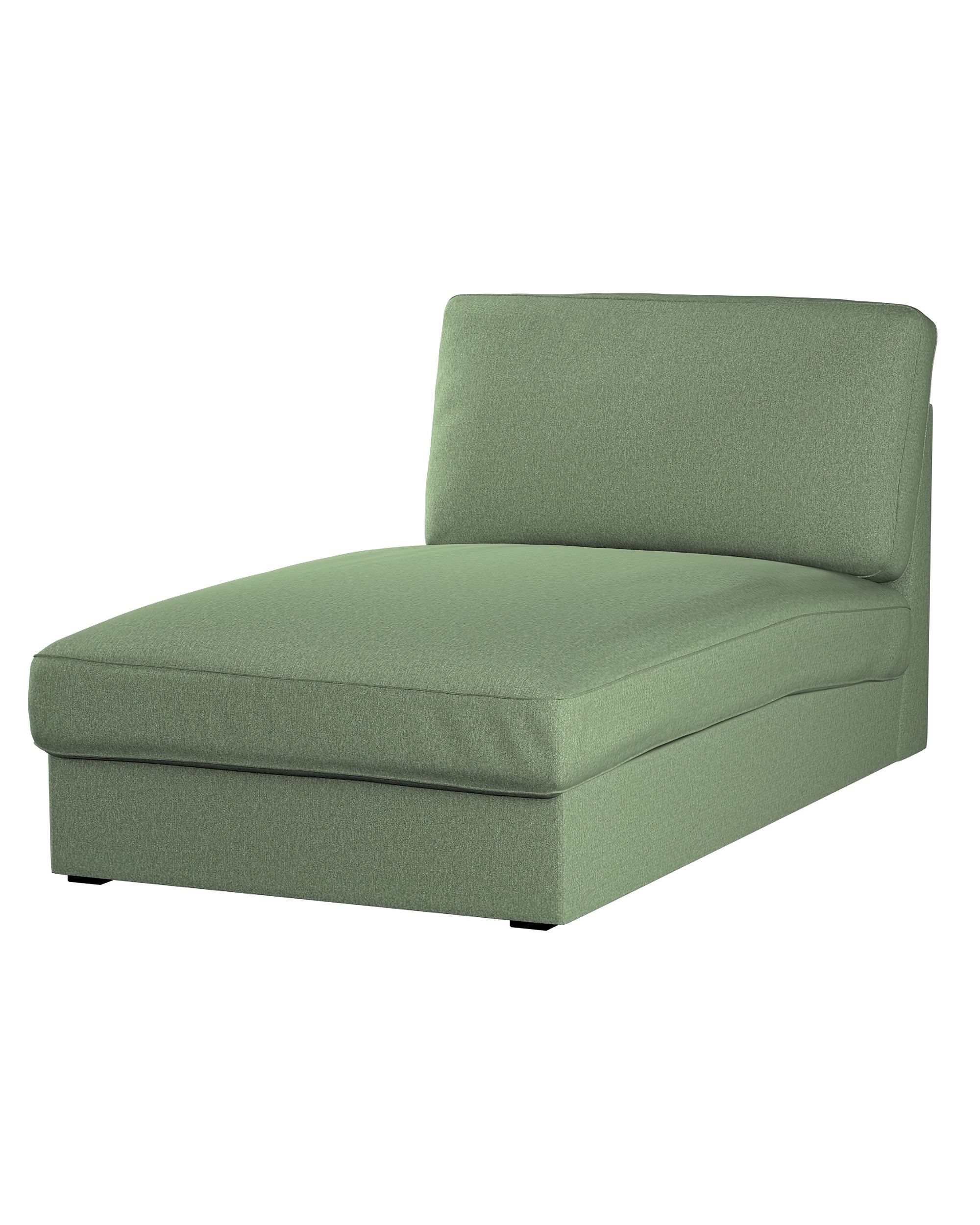 Bezug für Kivik Recamiere Sofa Farbe grün Stoff strukturiert
