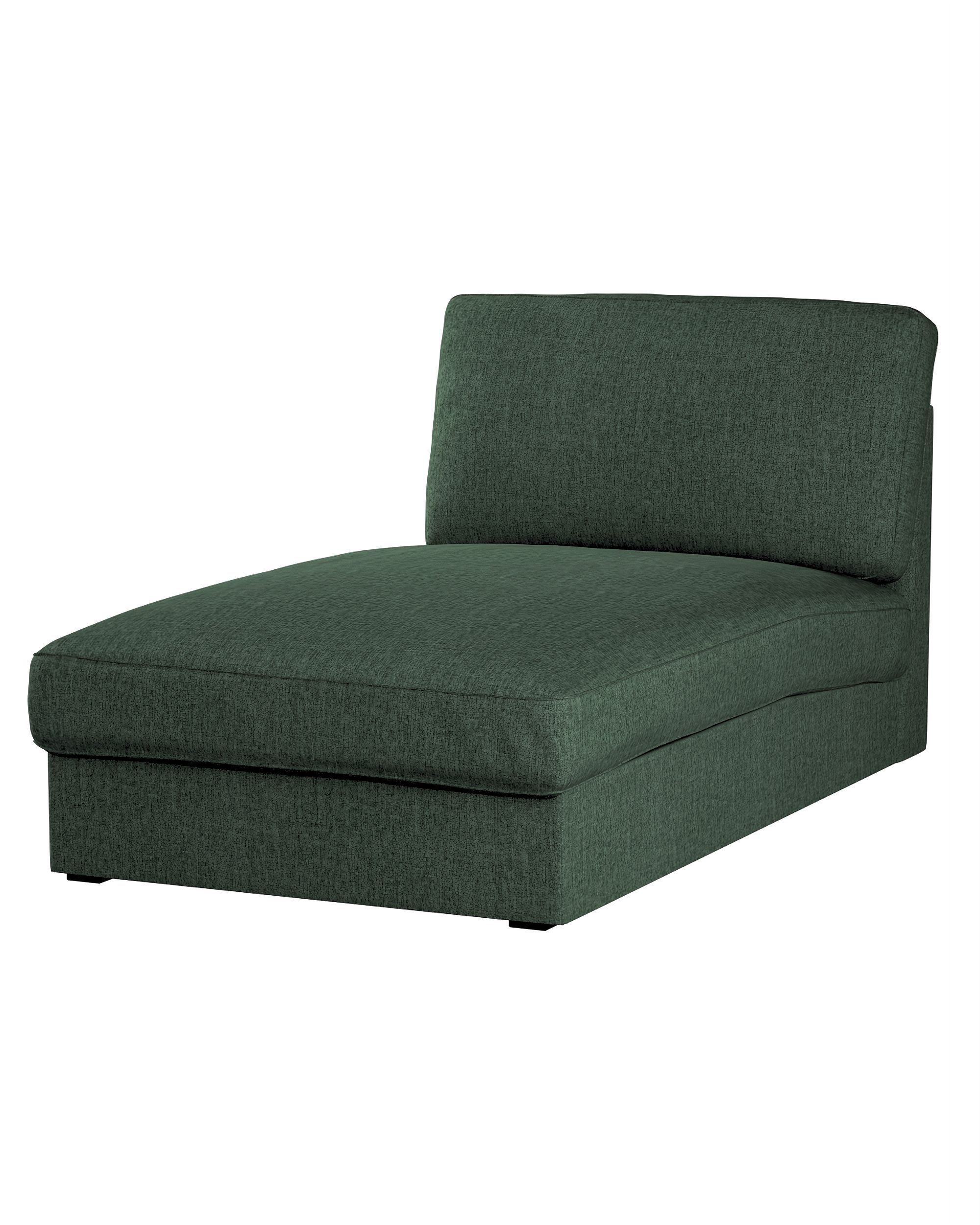 Bezug für Kivik Recamiere Sofa Farbe grün Stoff strukturiert