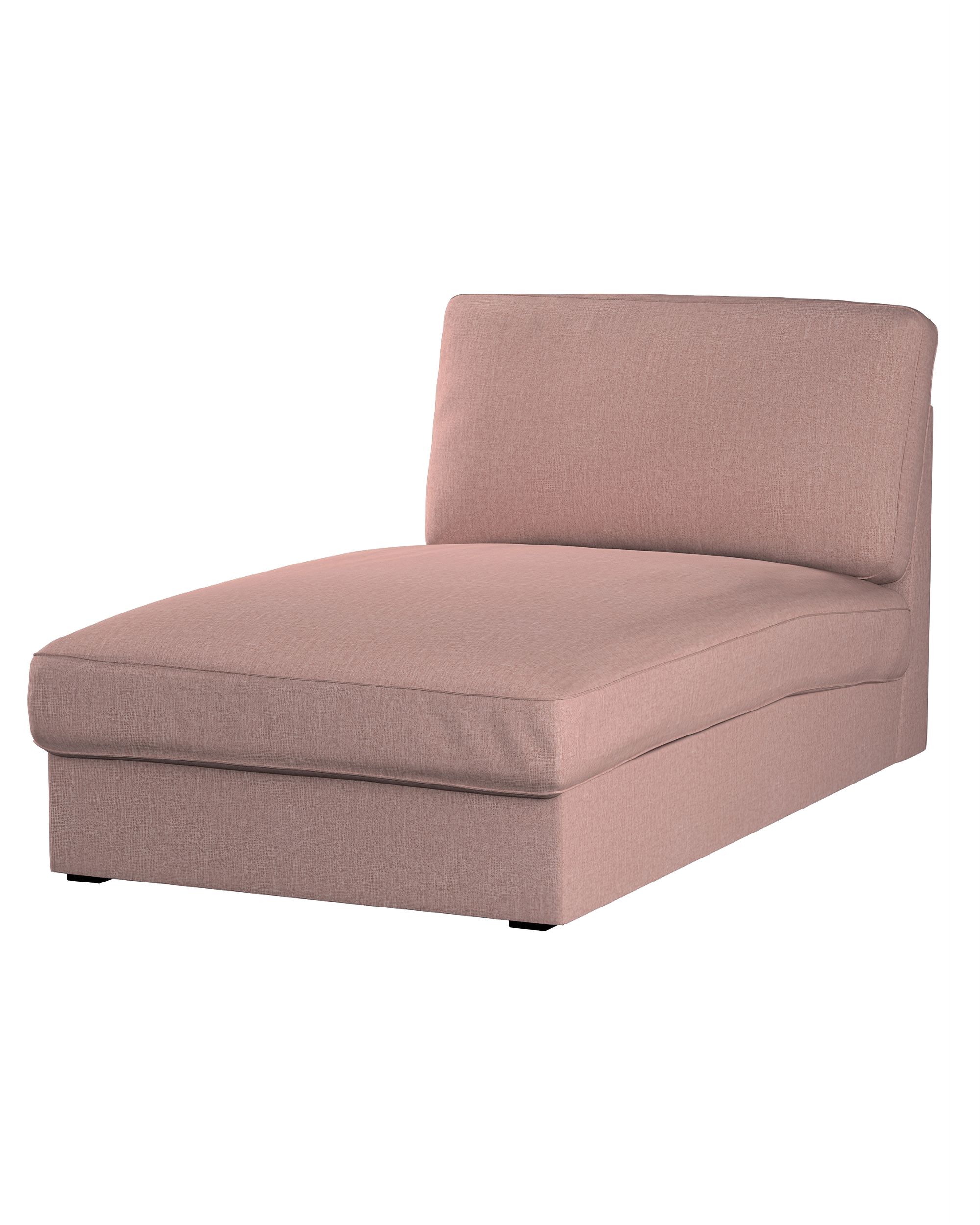 Bezug für Kivik Recamiere Sofa Farbe rosa Stoff strukturiert