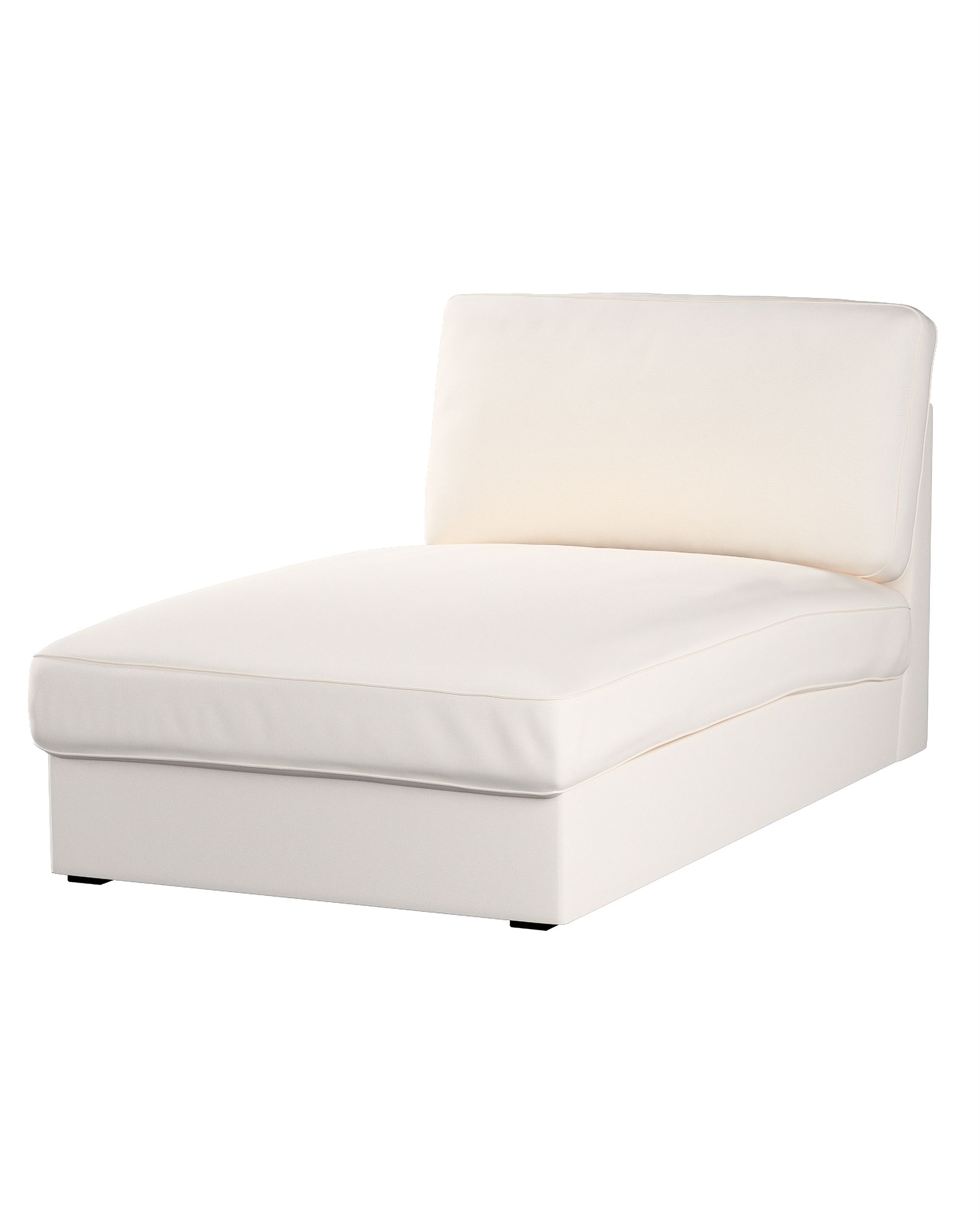 Bezug für Kivik Recamiere Sofa Farbe beige Stoff strukturiert