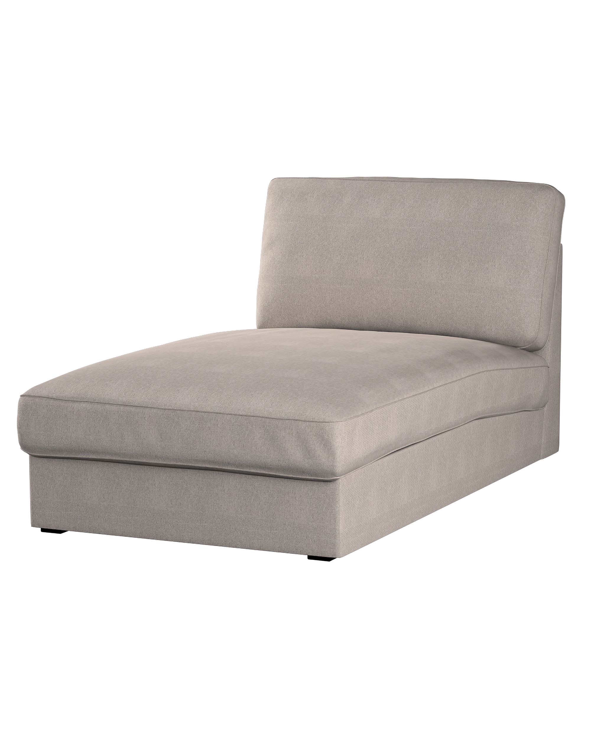 Bezug für Kivik Recamiere Sofa Farbe beige Stoff strukturiert