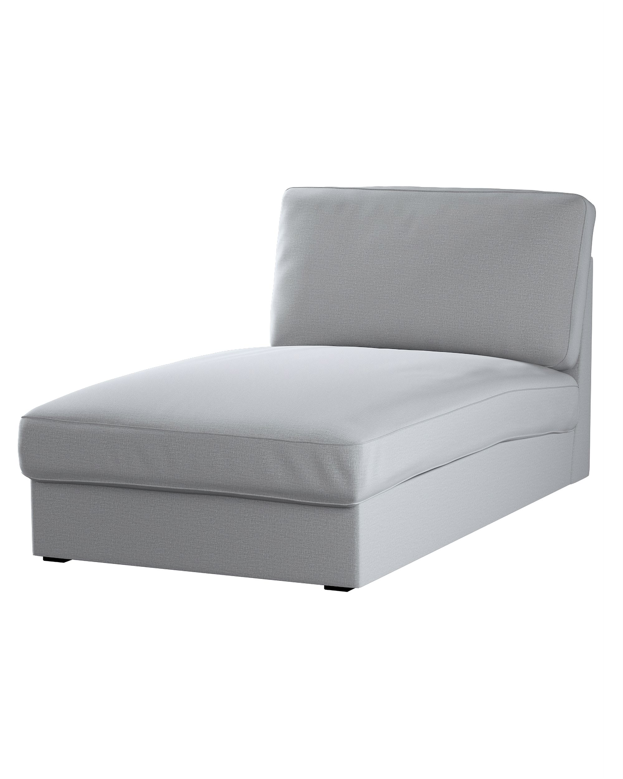 Bezug für Kivik Recamiere Sofa Farbe grau Stoff samt