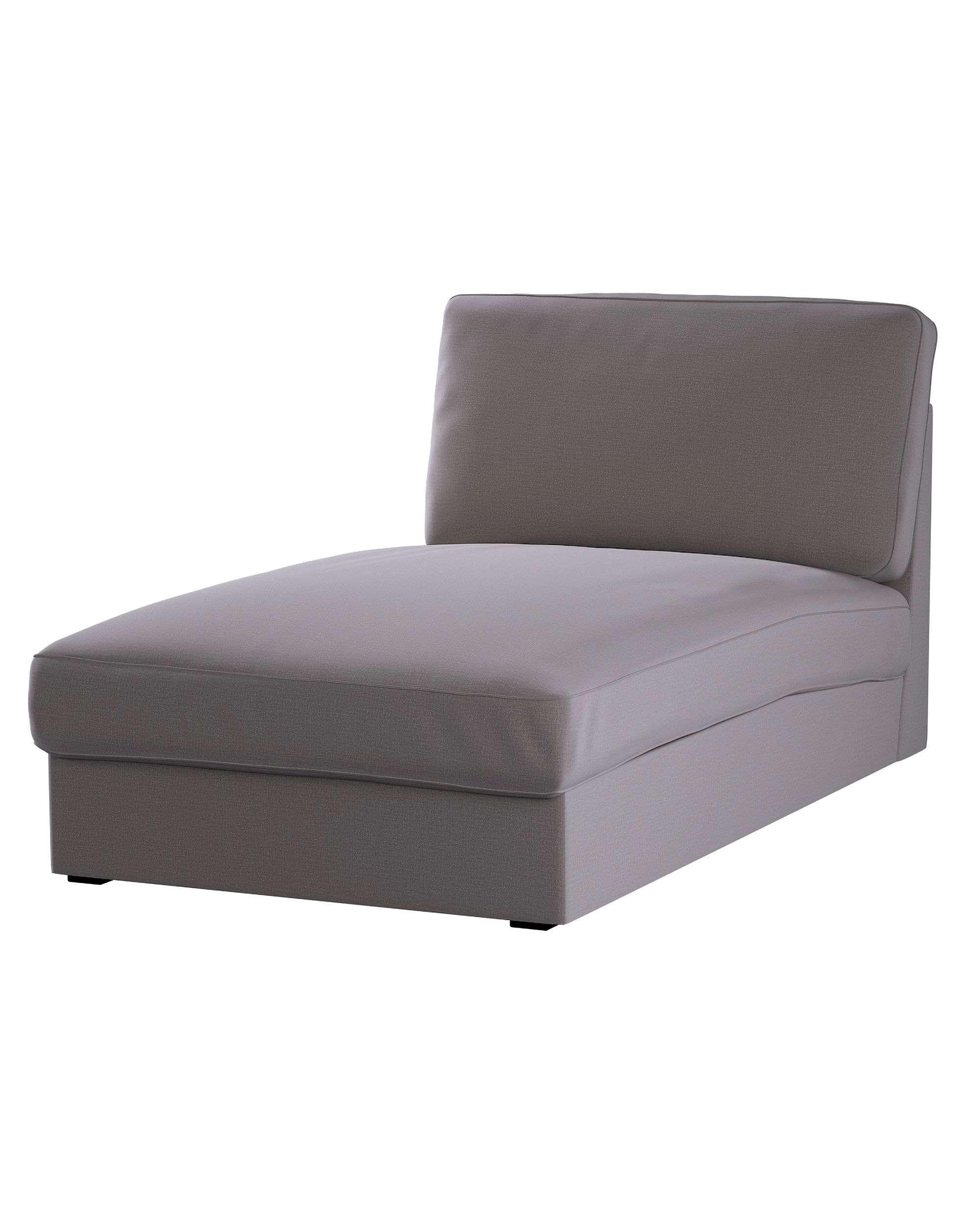 Bezug für Kivik Recamiere Sofa Farbe braun Stoff samt