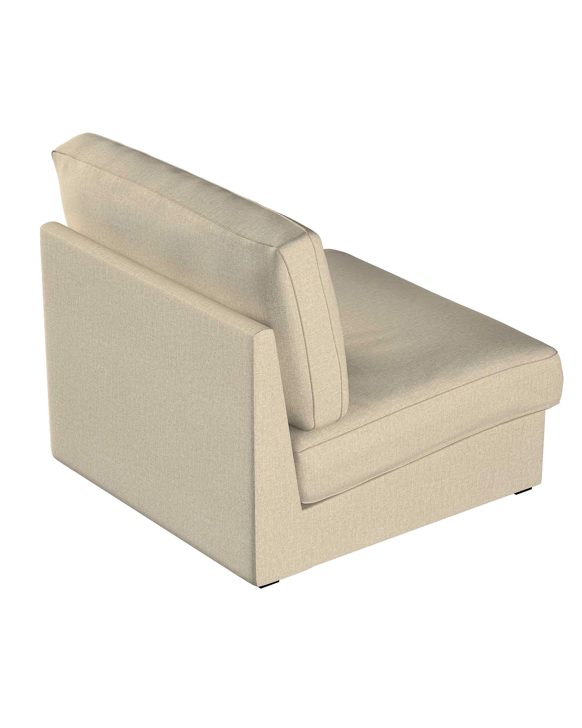Bezug für Kivik Sessel nicht ausklappbar Farbe beige Stoff strukturiert (hover)