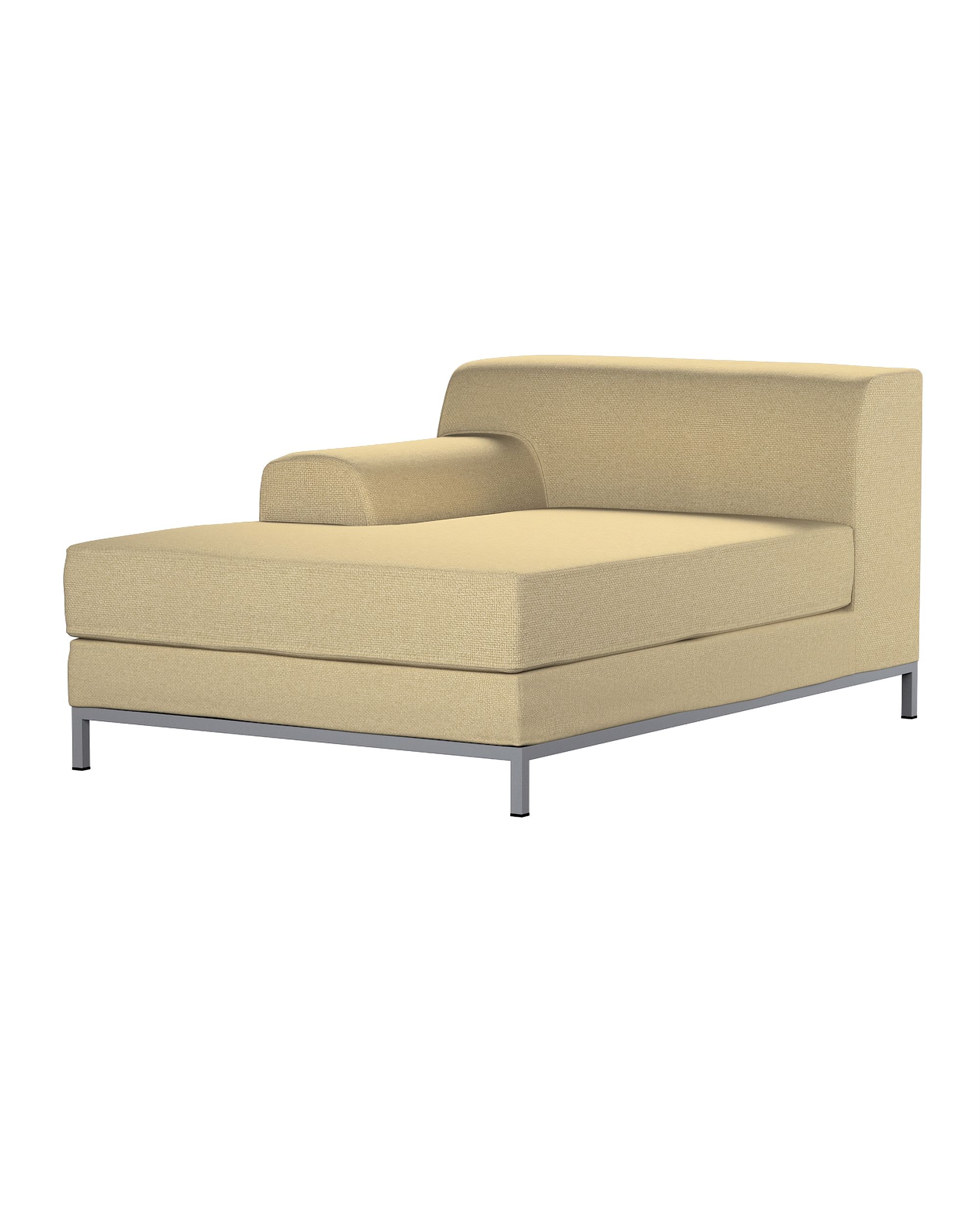 Bezug für Kramfors Sofa Recamiere links Farbe grün Stoff strukturiert