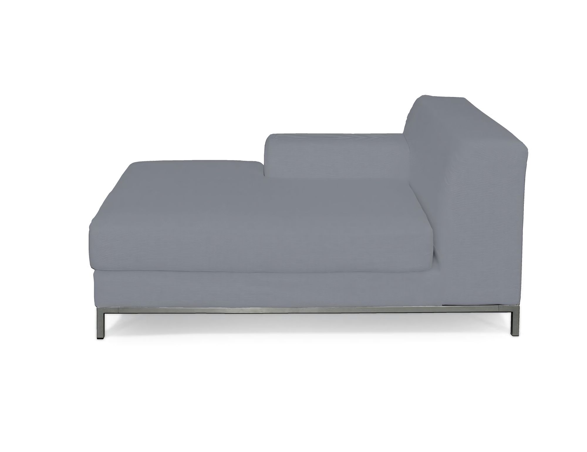 Bezug für Kramfors Sofa Recamiere links Farbe grau