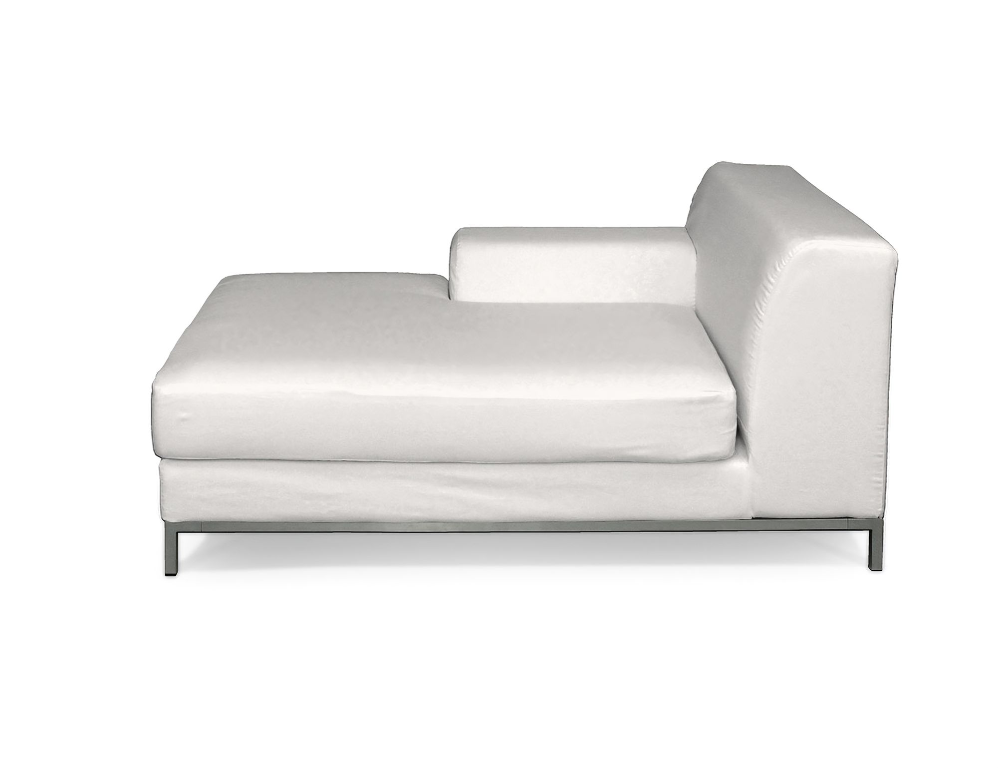 Bezug für Kramfors Sofa Recamiere links Farbe weiß