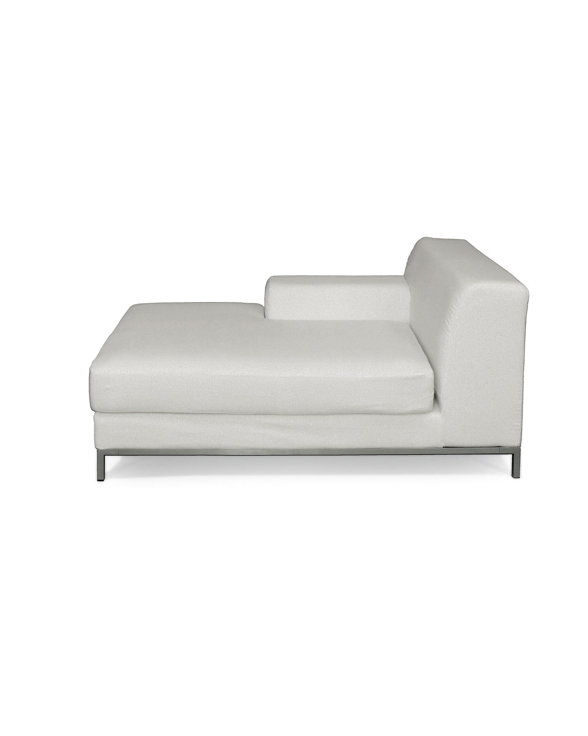 Bezug für Kramfors Sofa Recamiere links Farbe creme Stoff strukturiert