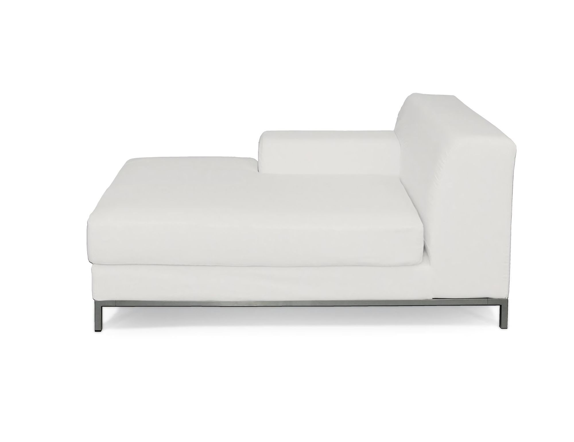Bezug für Kramfors Sofa Recamiere links Farbe beige Stoff strukturiert
