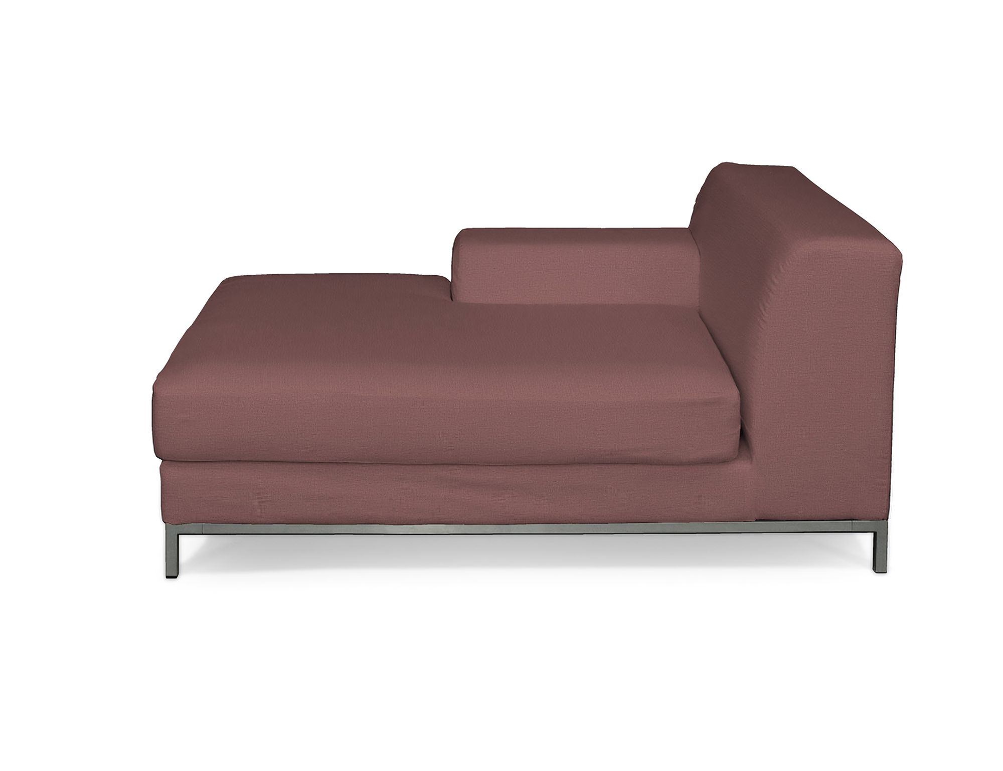 Bezug für Kramfors Sofa Recamiere links Farbe violett Stoff samt