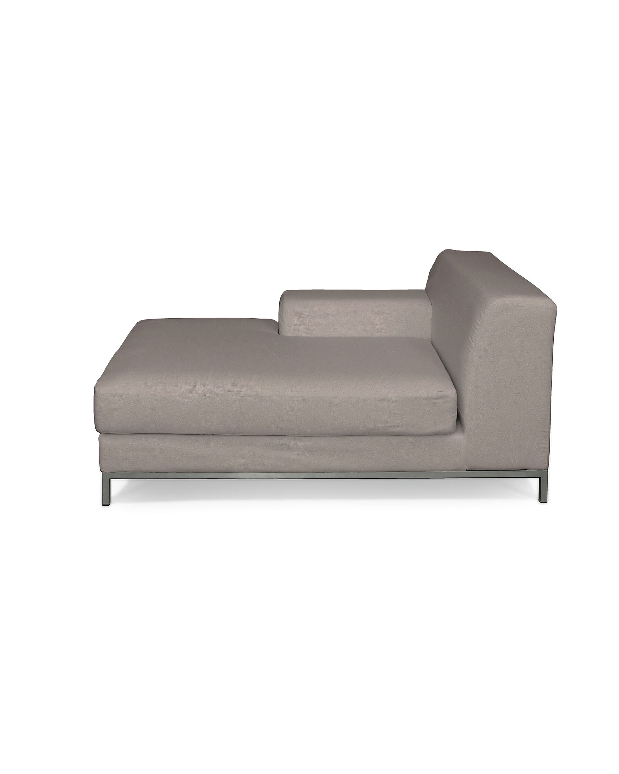 Bezug für Kramfors Sofa Recamiere links Farbe beige Stoff samt