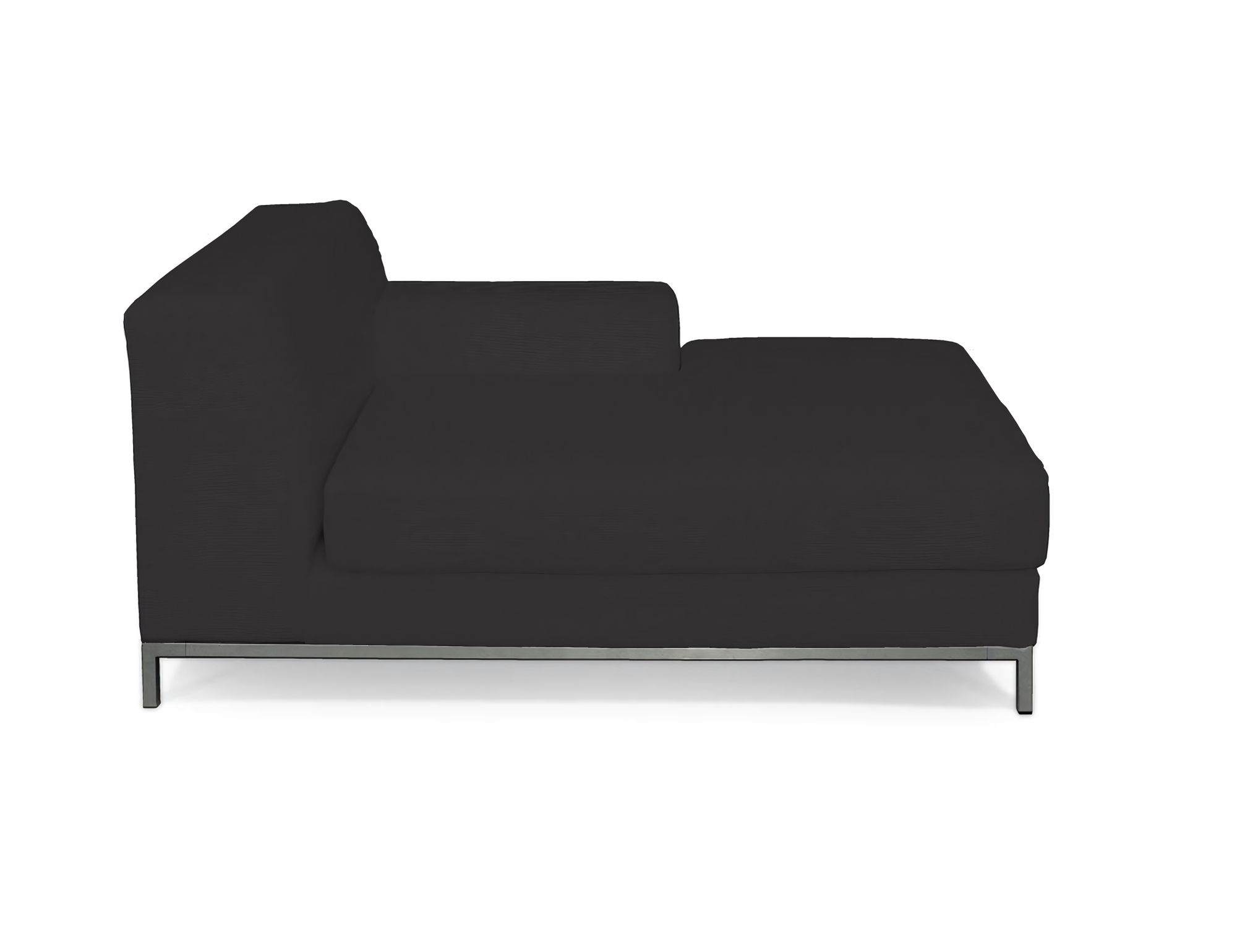 Bezug für Kramfors Sofa Recamiere rechts Farbe grau