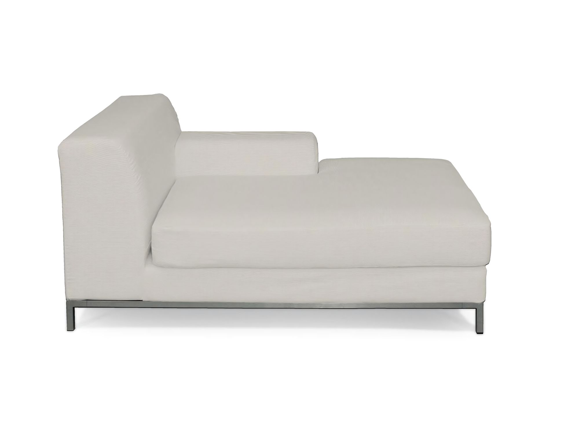 Bezug für Kramfors Sofa Recamiere rechts Farbe grau