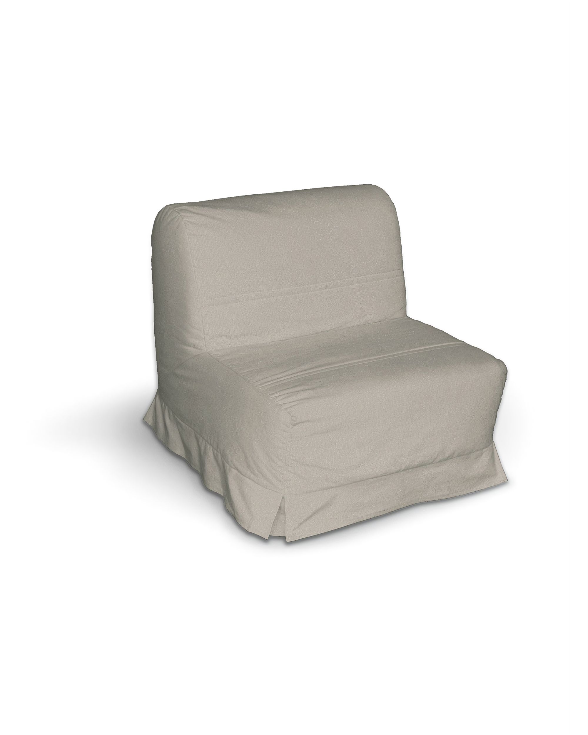 Bezug für Lycksele Sessel mit Kellerfalten Farbe beige Stoff strukturiert