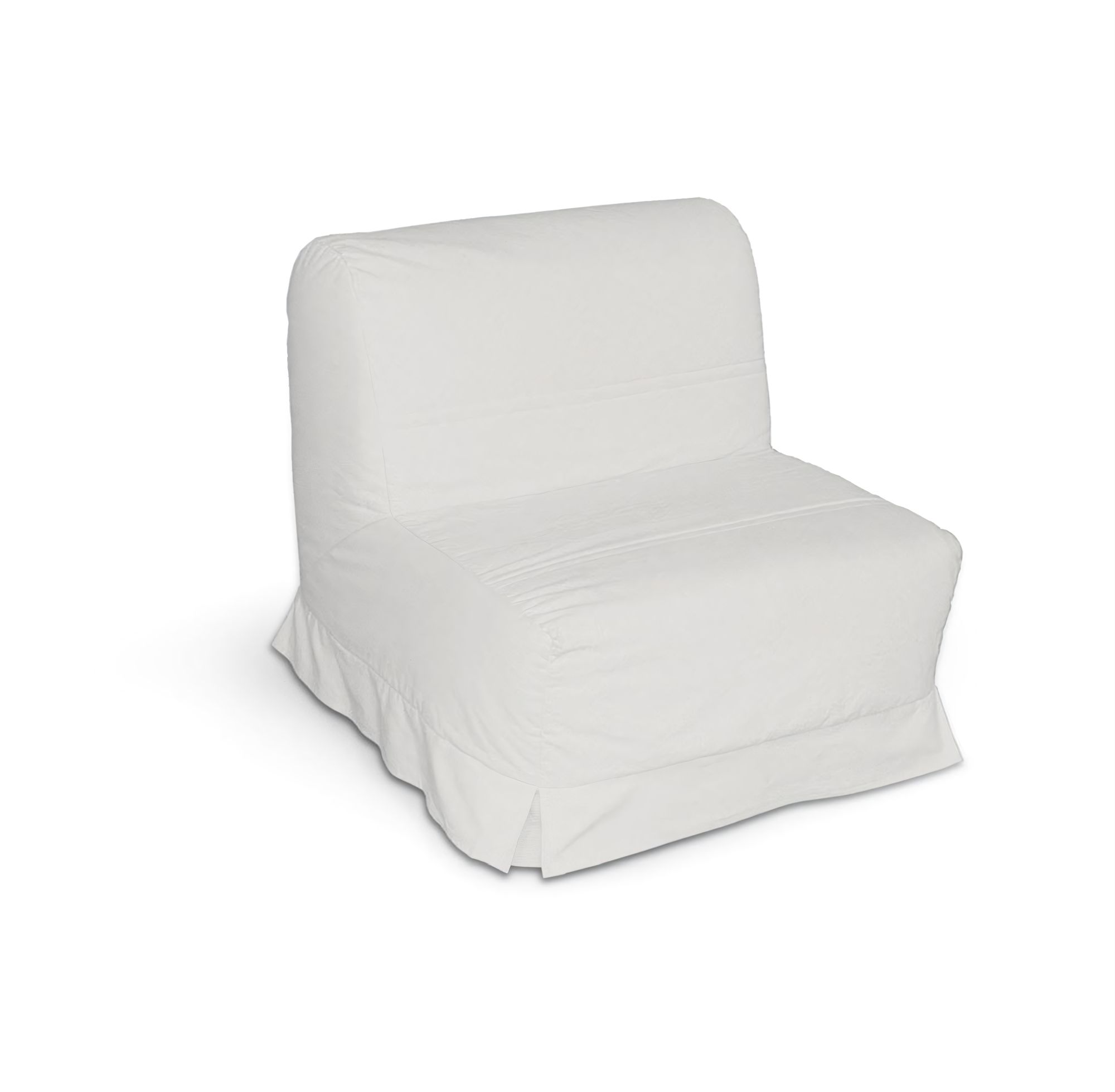 Bezug für Lycksele Sessel mit Kellerfalten Farbe beige Stoff strukturiert