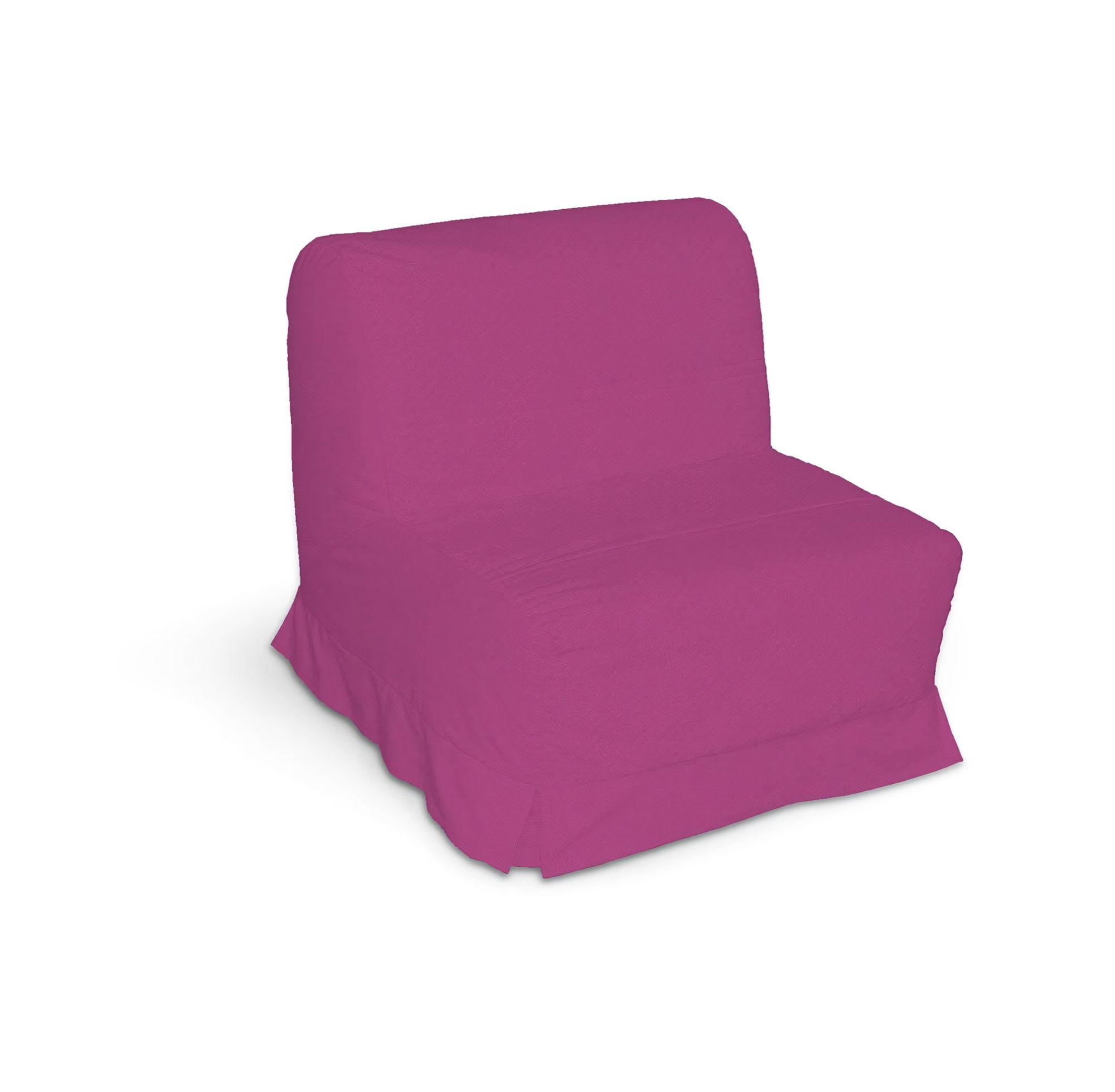 Bezug für Lycksele Sessel mit Kellerfalten Farbe rosa Stoff strukturiert