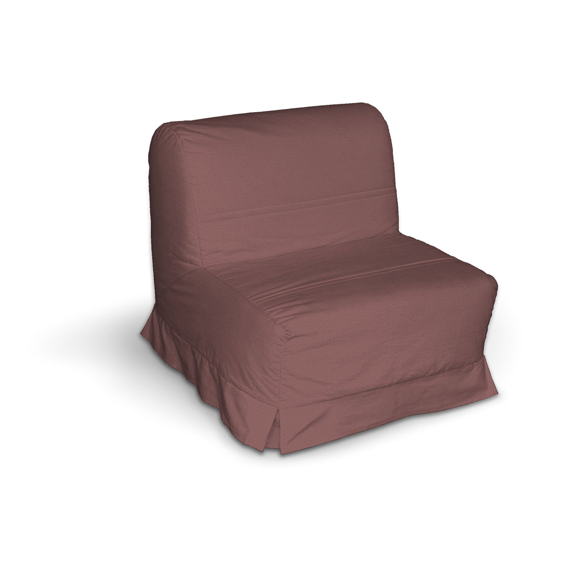 Bezug für Lycksele Sessel mit Kellerfalten Farbe violett Stoff samt