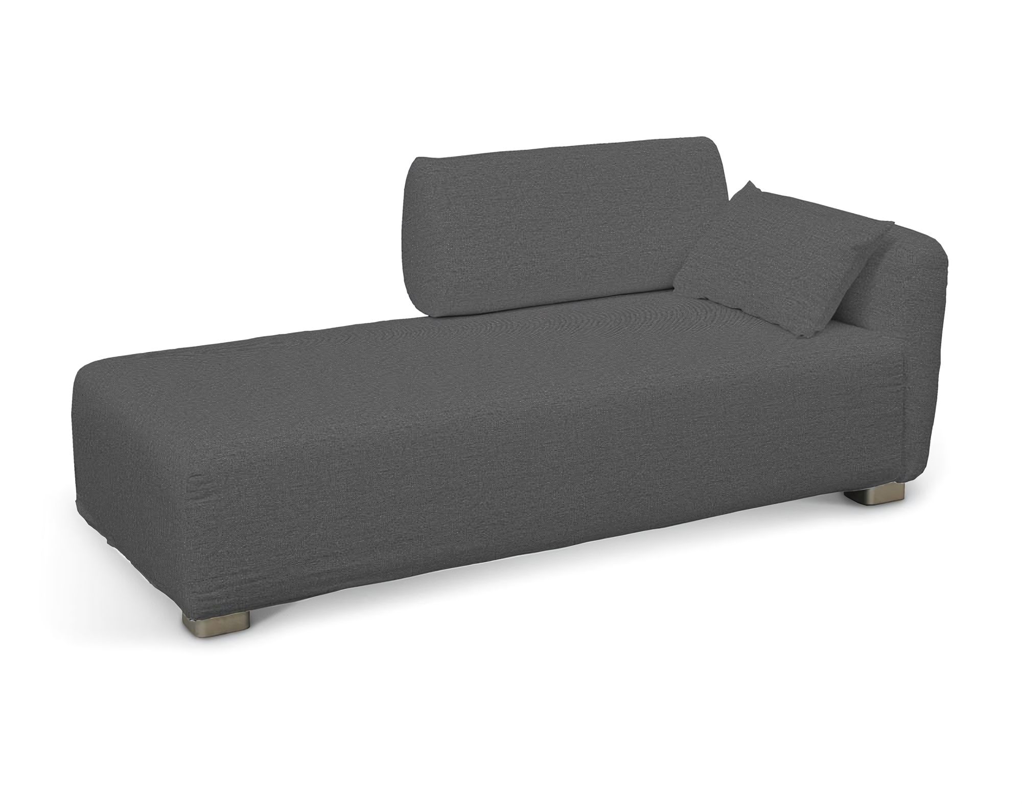 Bezug für Mysinge Recamiere Sofa Farbe grau Stoff strukturiert