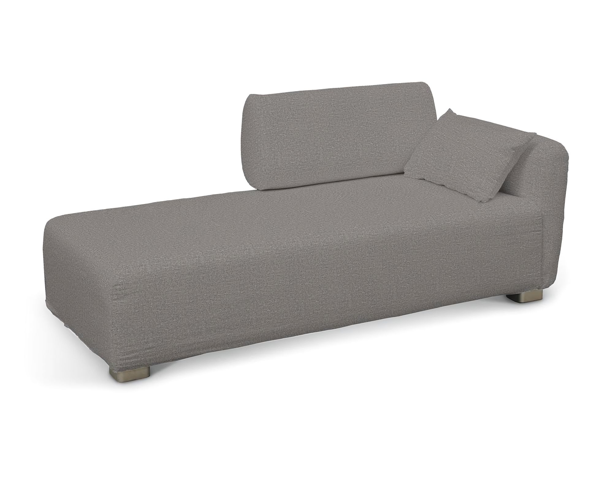 Bezug für Mysinge Recamiere Sofa Farbe grau Stoff strukturiert