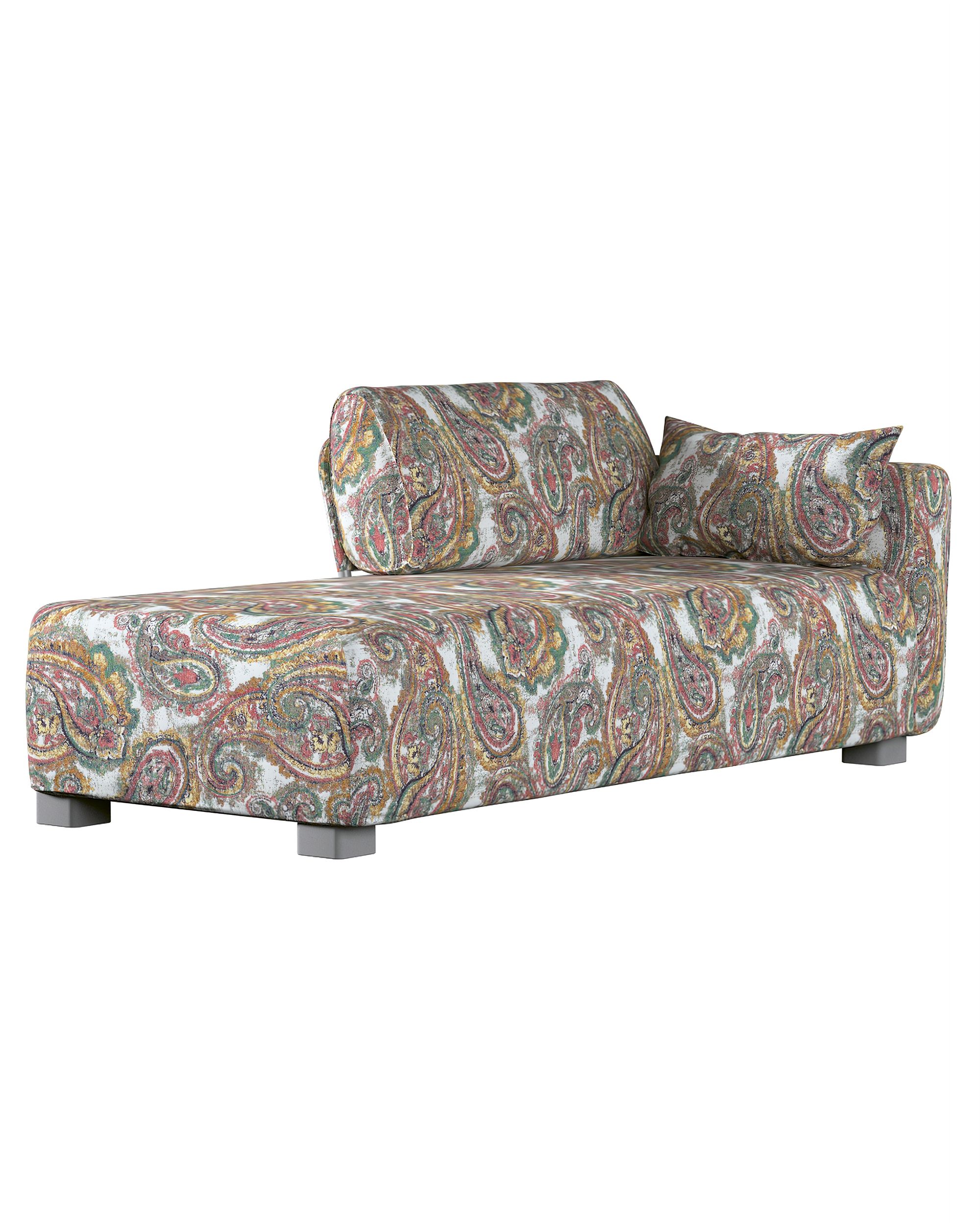 Bezug für Mysinge Recamiere Sofa Farbe bunt Stoff strukturiert, gemustert