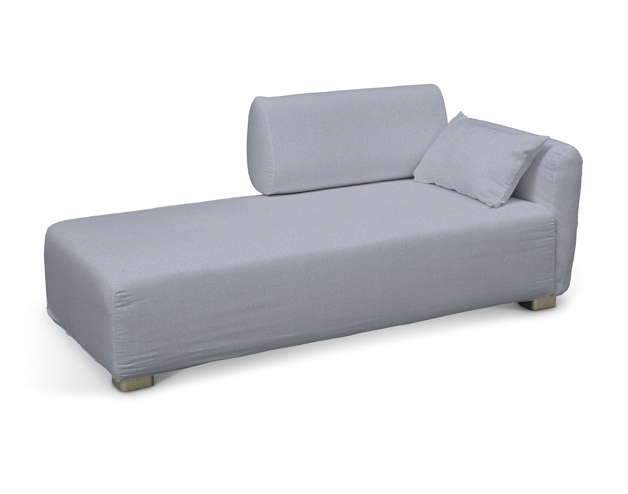 Bezug für Mysinge Recamiere Sofa Farbe blau Stoff strukturiert