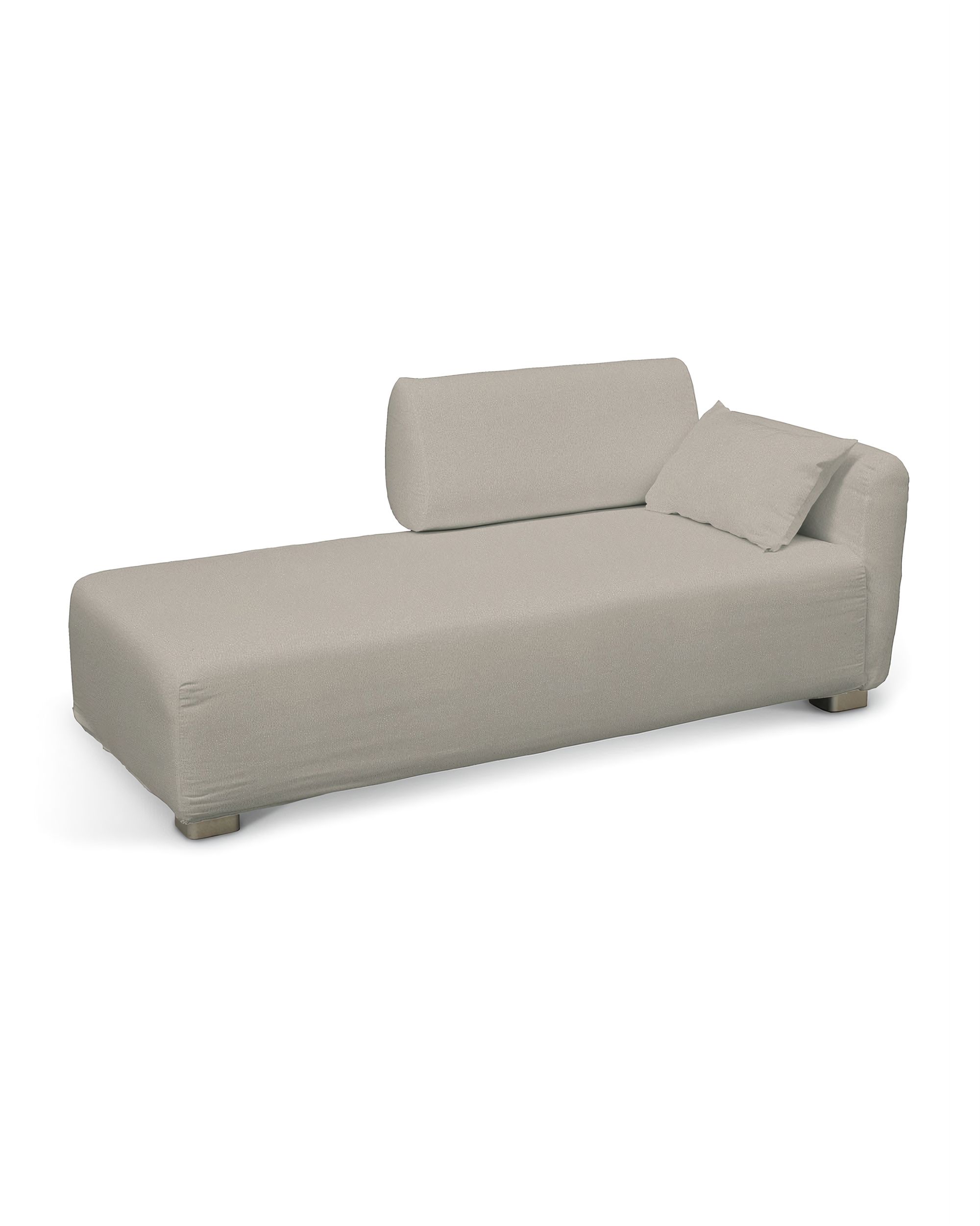 Bezug für Mysinge Recamiere Sofa Farbe beige Stoff strukturiert
