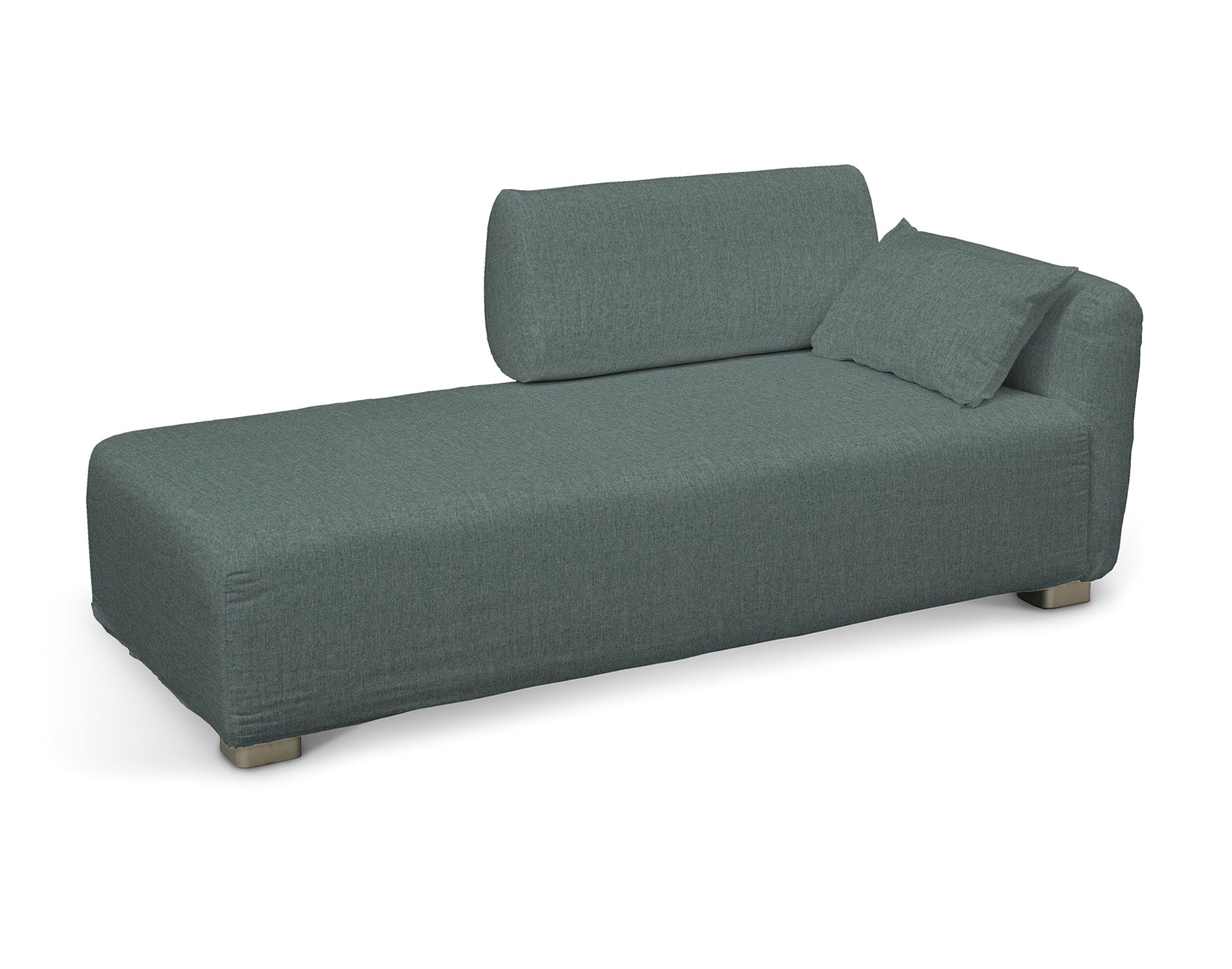 Bezug für Mysinge Recamiere Sofa Farbe blau Stoff strukturiert