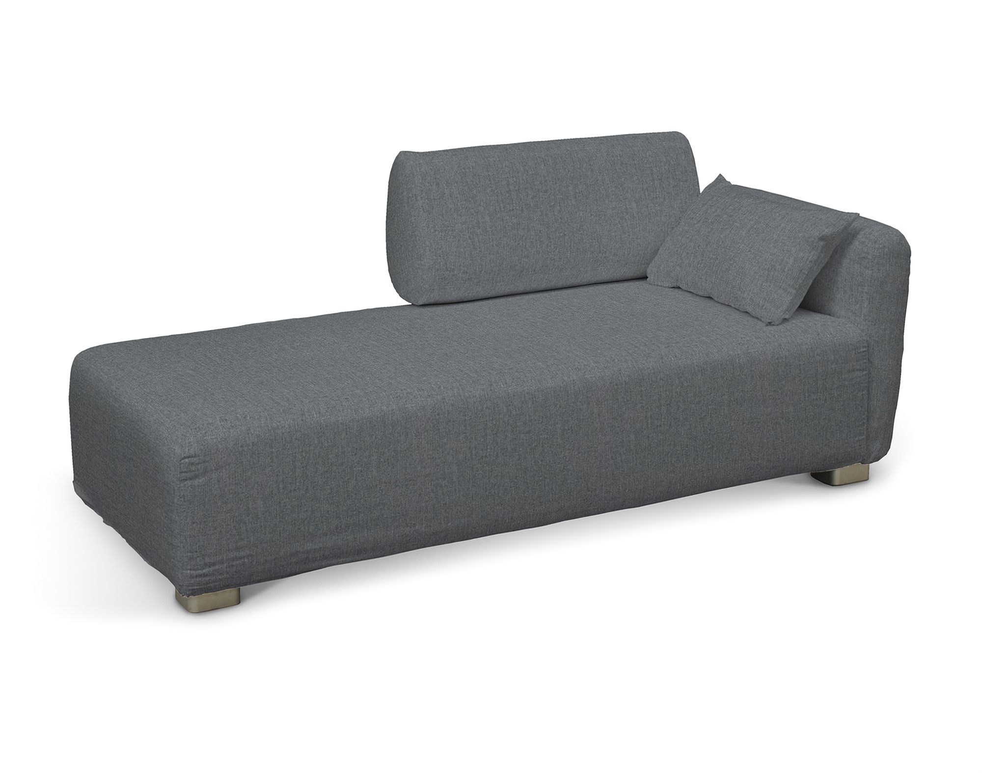 Bezug für Mysinge Recamiere Sofa Farbe grau Stoff strukturiert