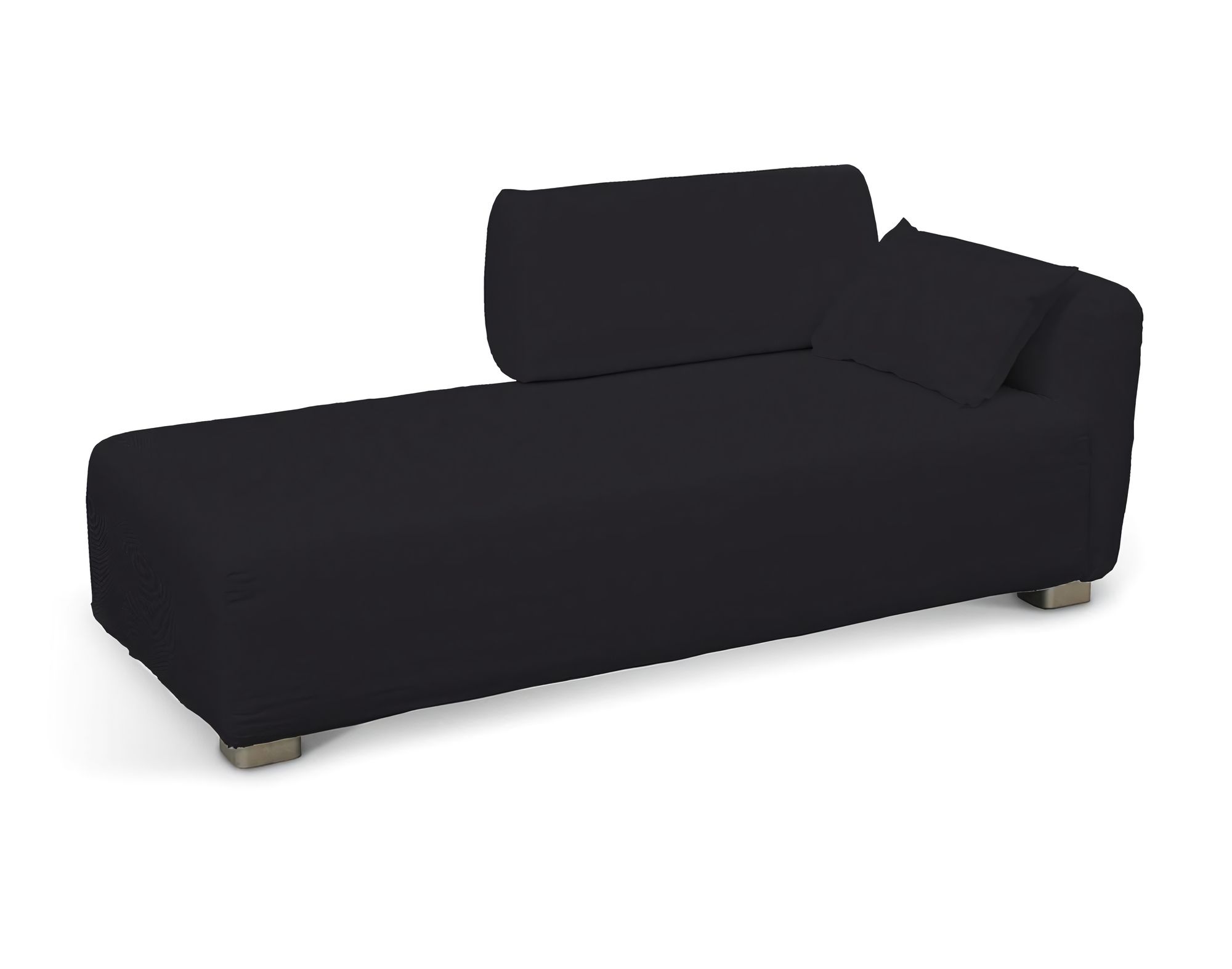 Bezug für Mysinge Recamiere Sofa Farbe schwarz Stoff strukturiert