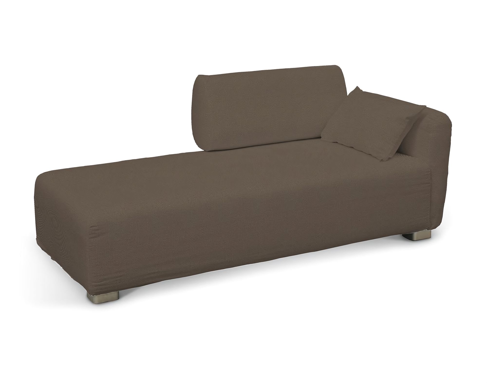Bezug für Mysinge Recamiere Sofa Farbe braun Stoff strukturiert