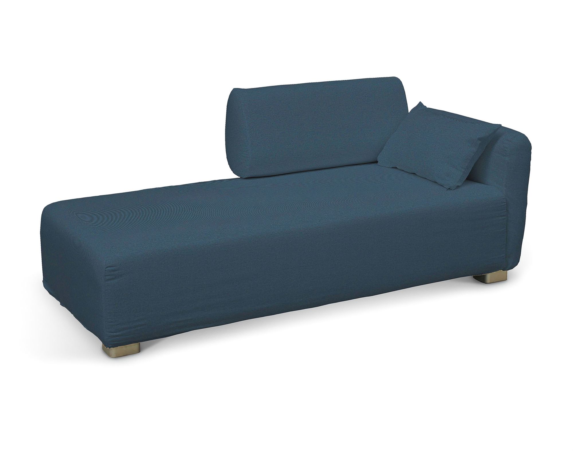 Bezug für Mysinge Recamiere Sofa Farbe blau Stoff strukturiert