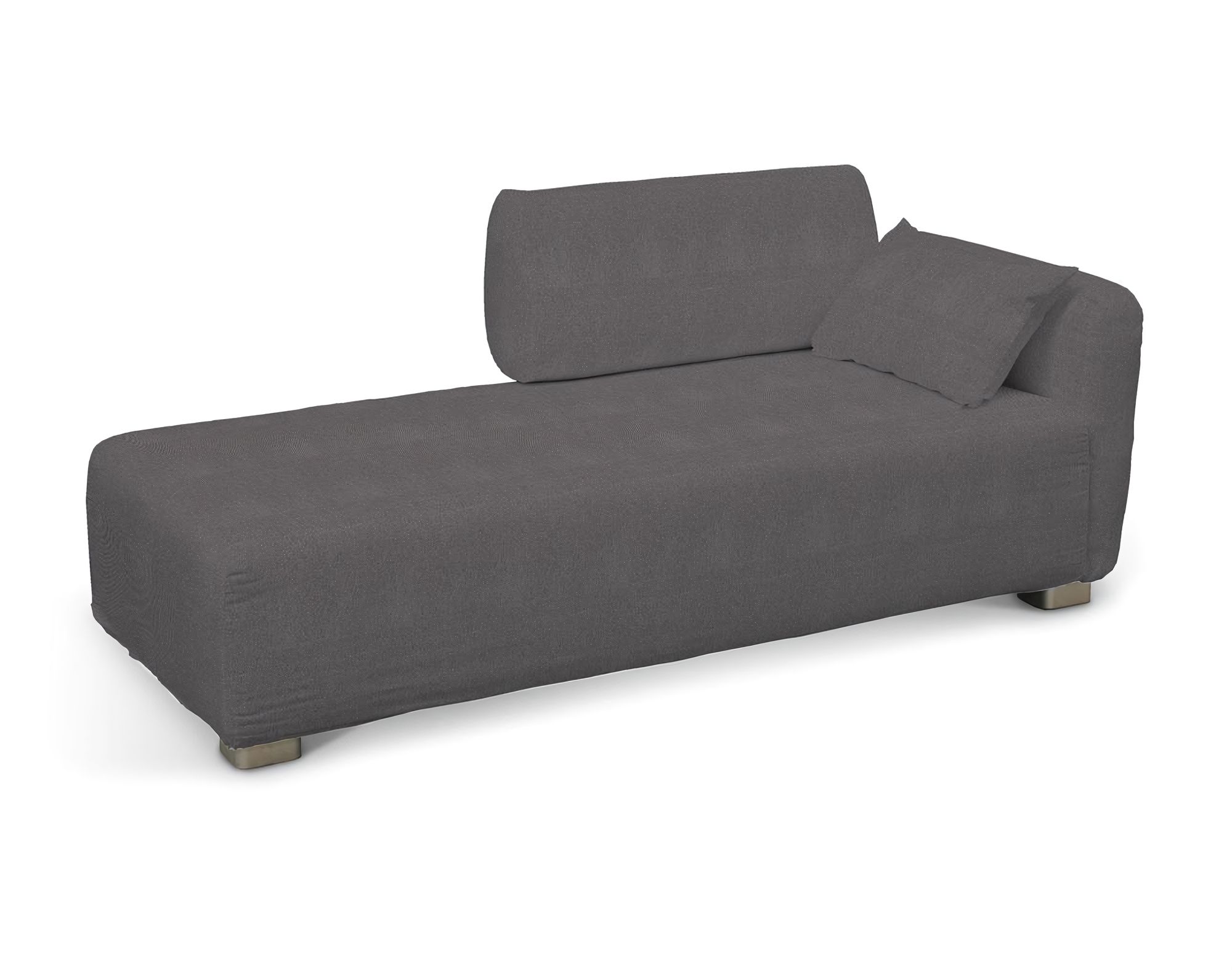 Bezug für Mysinge Recamiere Sofa Farbe grau Stoff strukturiert