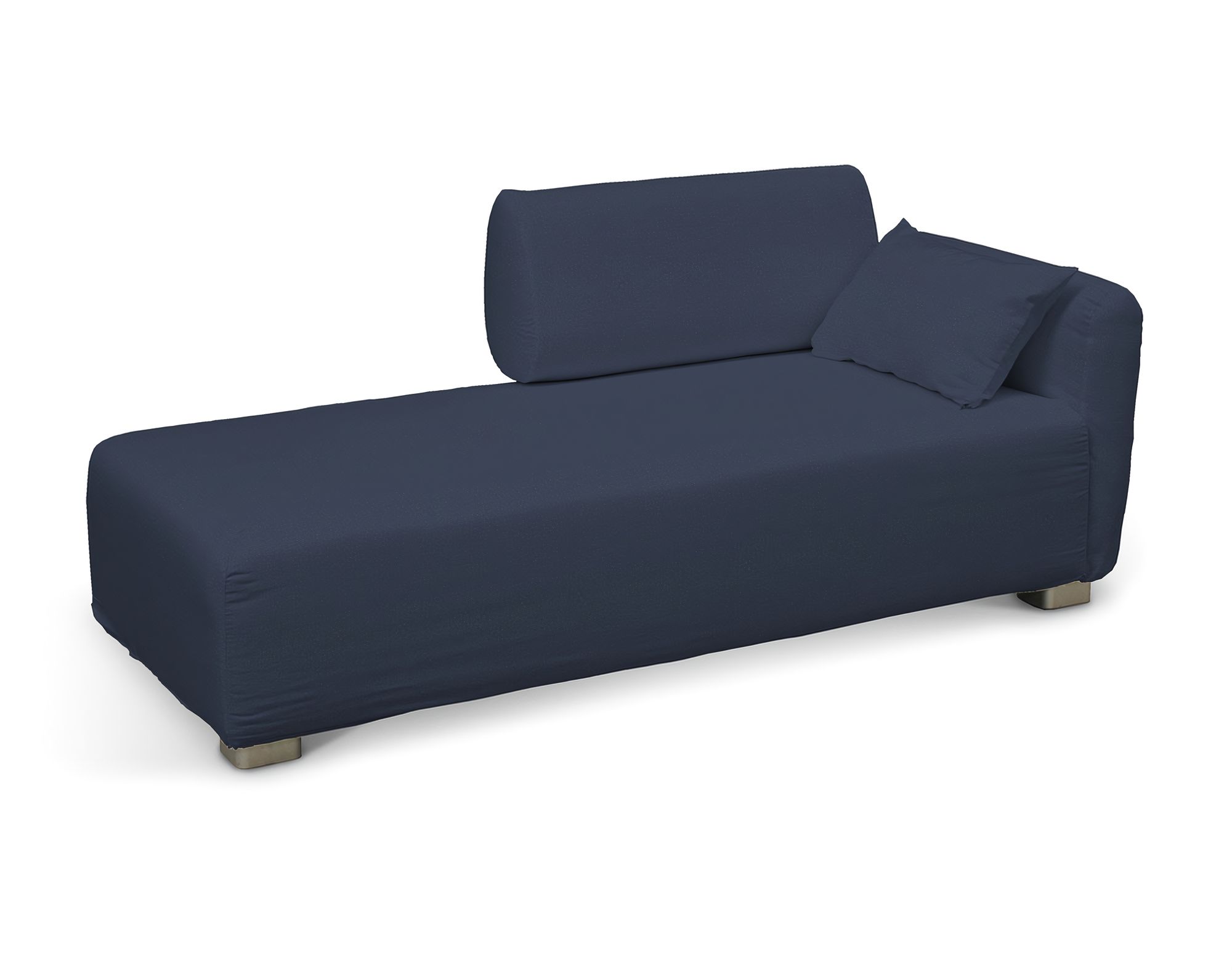 Bezug für Mysinge Recamiere Sofa Farbe dunkelblau Stoff samt