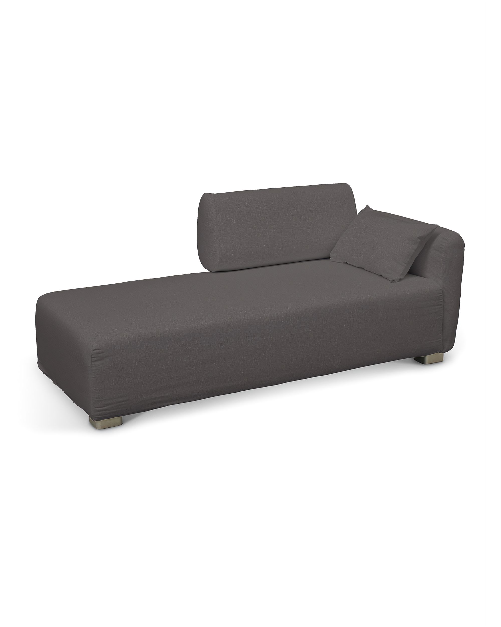 Bezug für Mysinge Recamiere Sofa Farbe braun Stoff samt