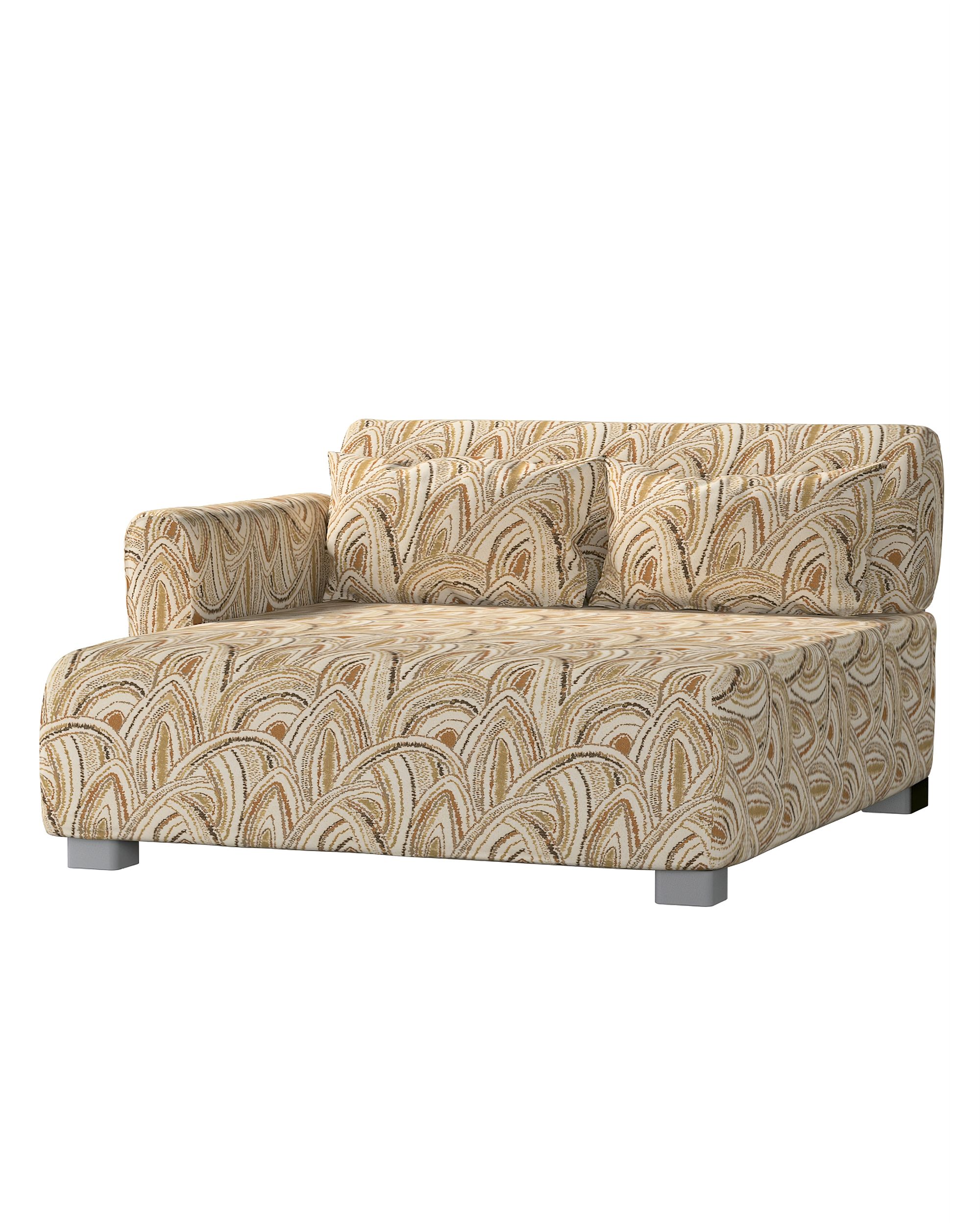 Bezug für Mysinge Sessel Farbe beige Stoff strukturiert, gemustert