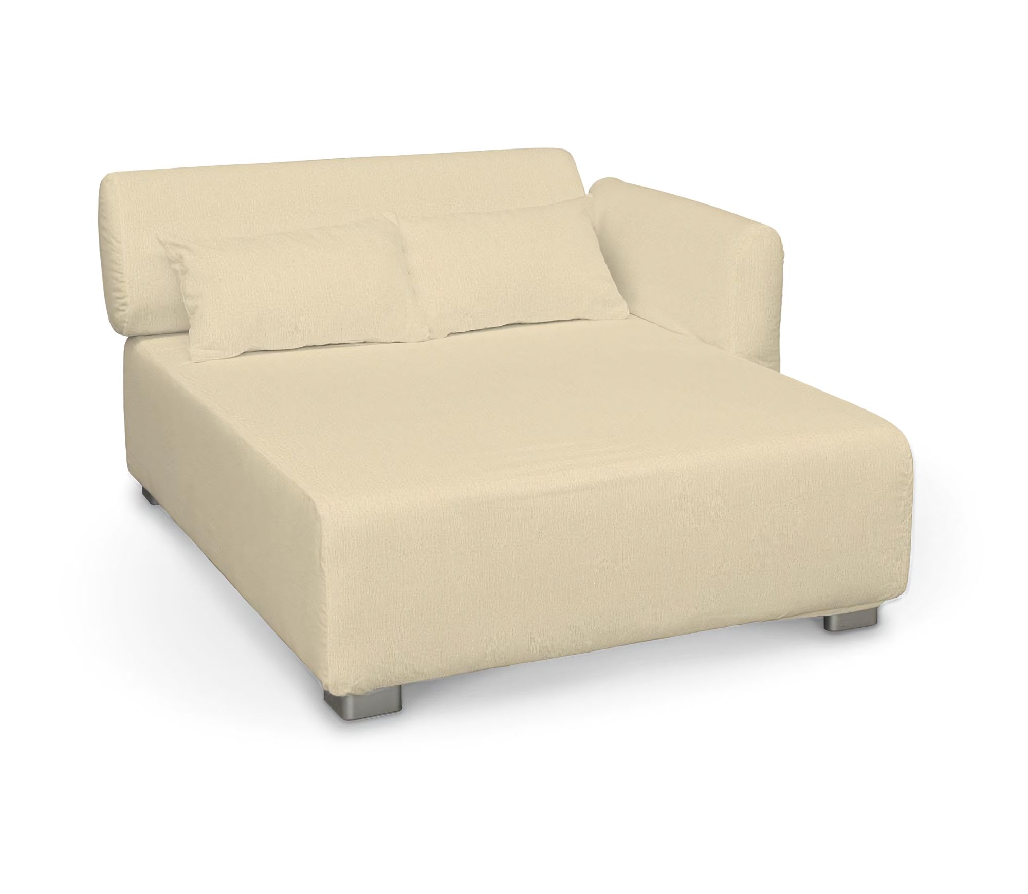 Bezug für Mysinge Sessel Farbe creme Stoff glänzend, strukturiert